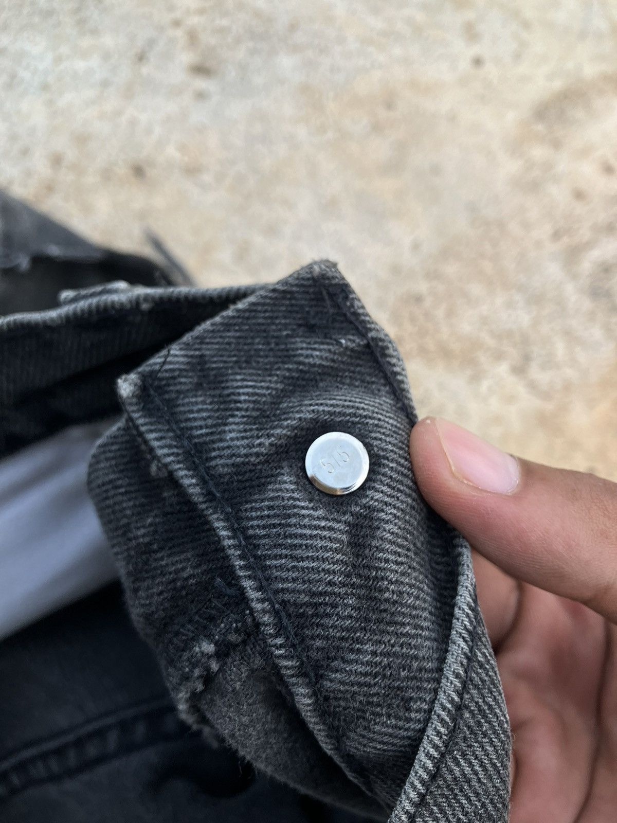 Levi's Made & Crafted × Vintage Custom short . (Vintage Levi’s 550 black tap.)🧛🏾‍♂️🦇 Made in USA Size US 33 - 7 Thumbnail