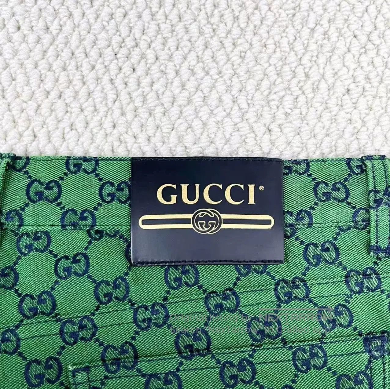 Gucci gucci double g printed denim long pants. Size US 32 / EU 48 - 5 Thumbnail