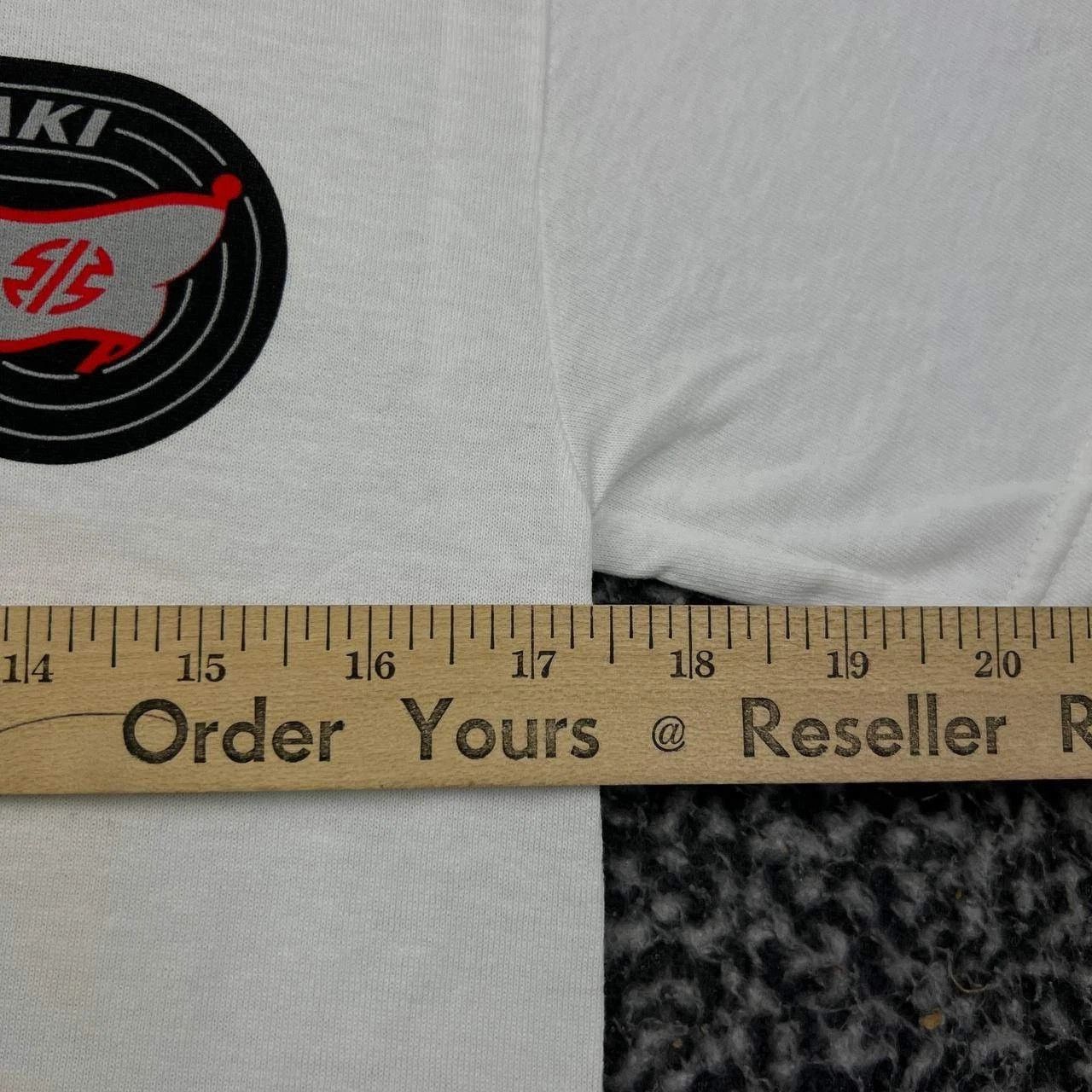 Gildan Kawasaki Motorcycles Shirt Men White Short Sleeve Cotton S Size US S / EU 44-46 / 1 - 5 Thumbnail
