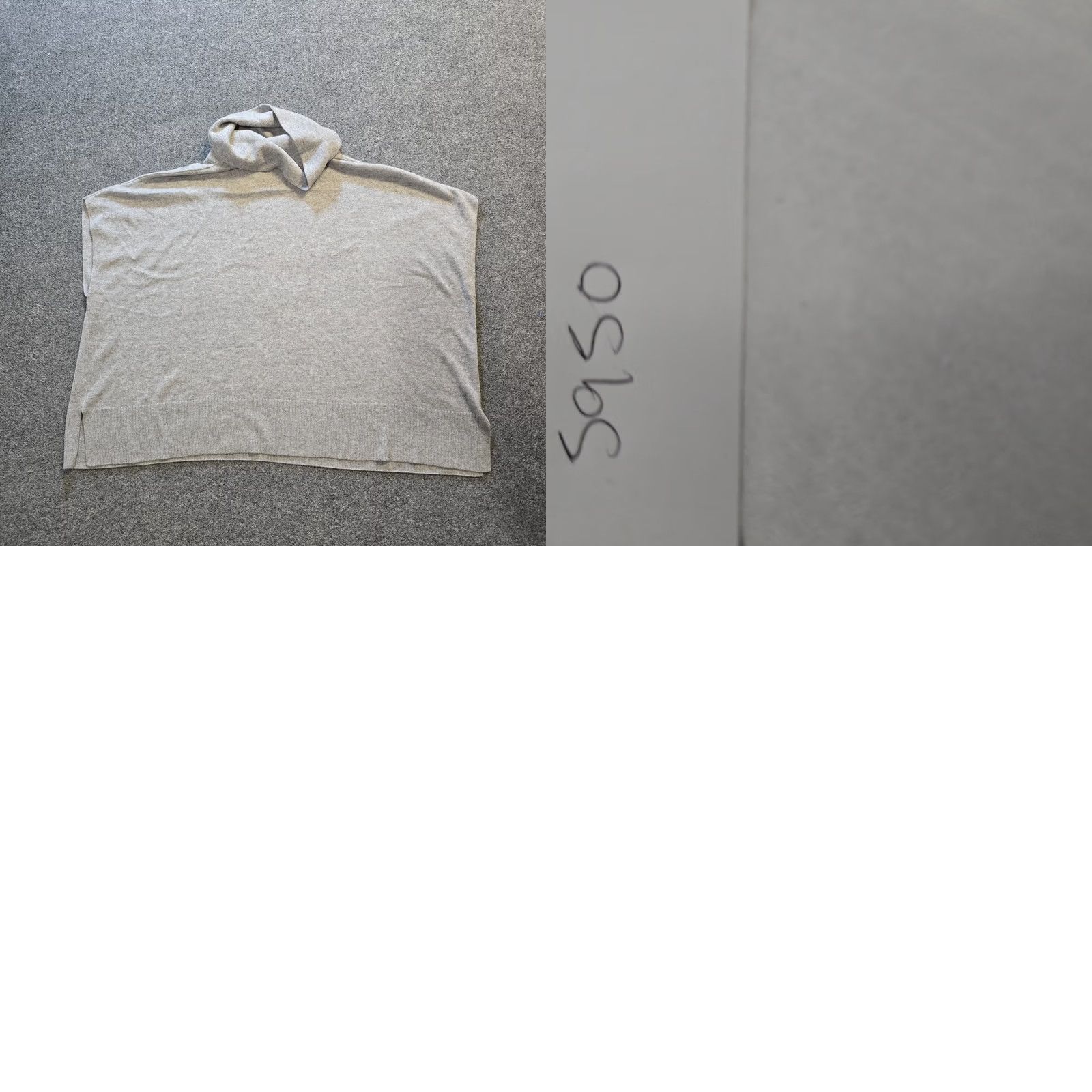 Vintage Kinross Sweater Womens One Size Gray Cashmere Turtleneck Poncho Oversize Capsule Pullover Casual Winter Autumn Adults Ladies Womens Size L / US 10 / IT 46 - 8 Thumbnail