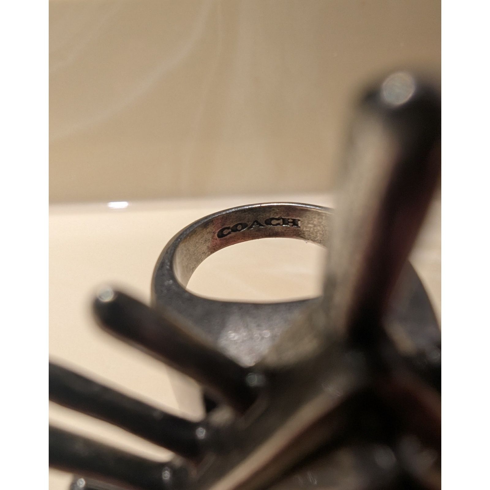 Coach COACH - Rare Pyramid Eye Ring 7.5 Size ONE SIZE - 8 Thumbnail