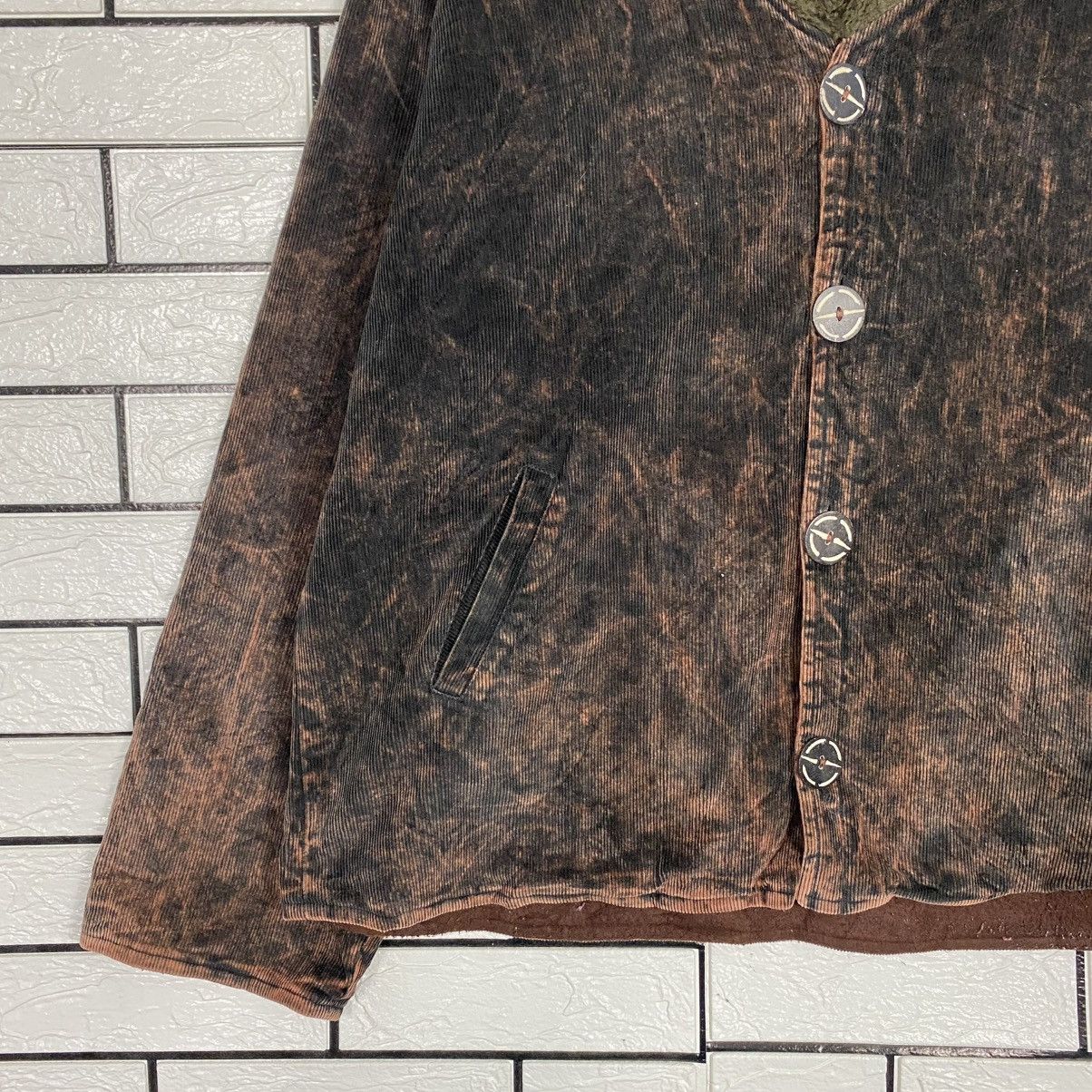 Japanese Brand 🔥VINTAGE BUTTON JACKET CHIMAYO NAVAJO DESIGN BACKHIT Size US M / EU 48-50 / 2 - 7 Thumbnail