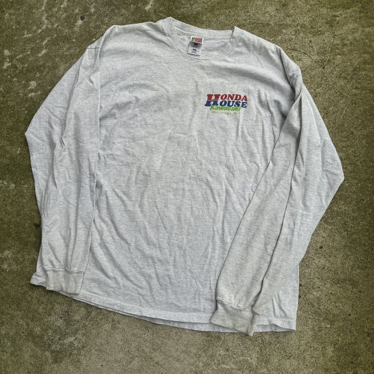 Vintage Honda House Kawasaki Bikes Faded Moto Shirt ERD Biker WCC Size US XXL / EU 58 / 5 - 12 Thumbnail