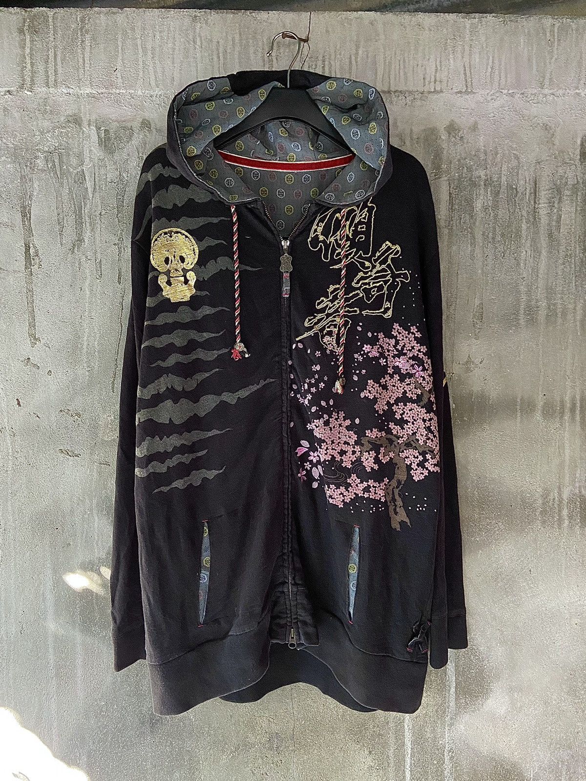 Isamu Katayama Backlash JAPANESE HORSE ART ZIP HOODIE Size US XXL / EU 58 / 5 - 2 Thumbnail
