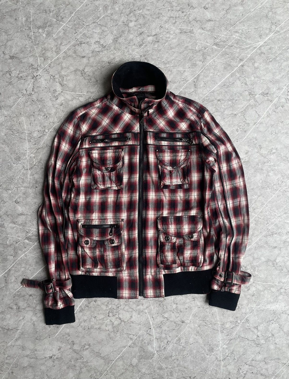 In The Attic In The Attic Plaid Bondage Jacket Size US M / EU 48-50 / 2 - 2 Thumbnail