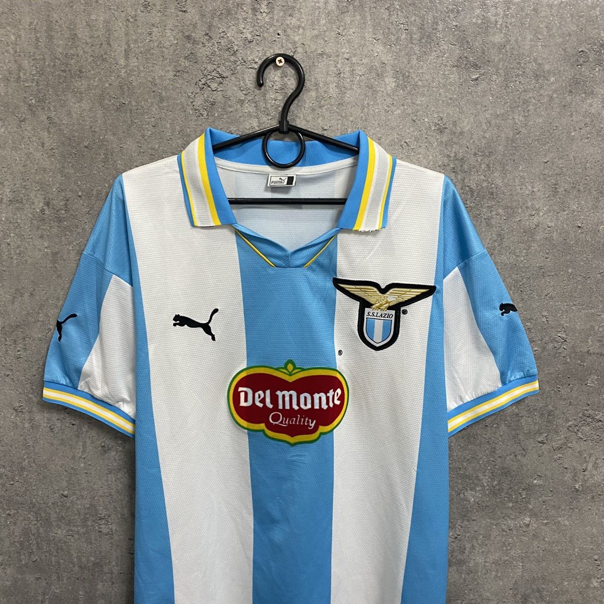 Puma SS Lazio 1999 2000 Vintage Puma Football Jersey Soccer Size US XL / EU 56 / 4 - 4 Thumbnail