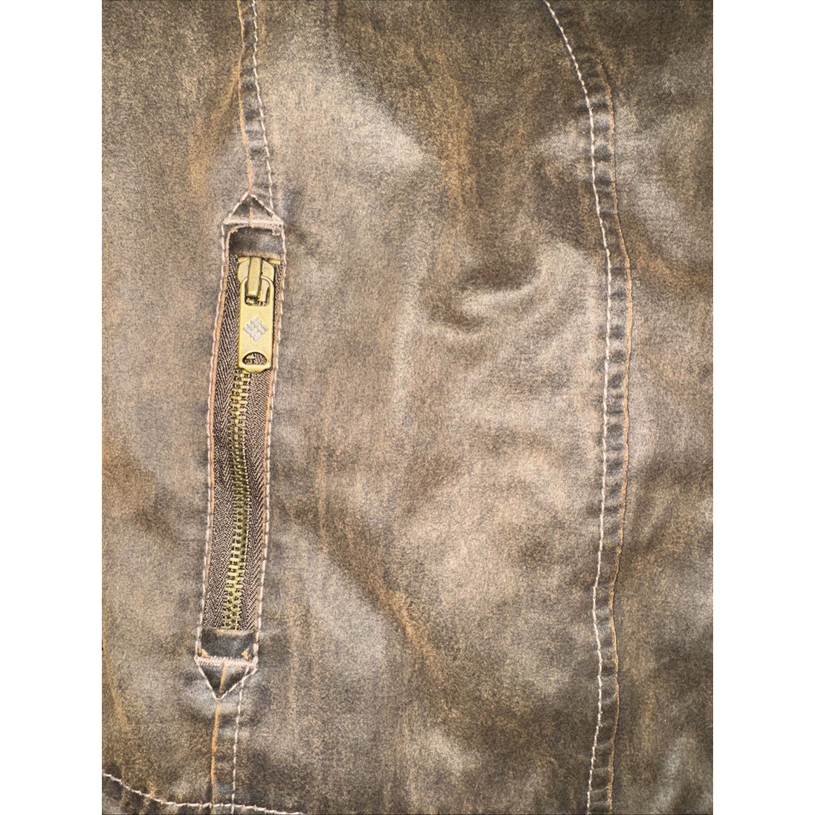 Columbia × Vintage Columbia Hooded Faux Leather Jacket Brown Men’s Large 20x23 Size US L / EU 52-54 / 3 - 2 Thumbnail
