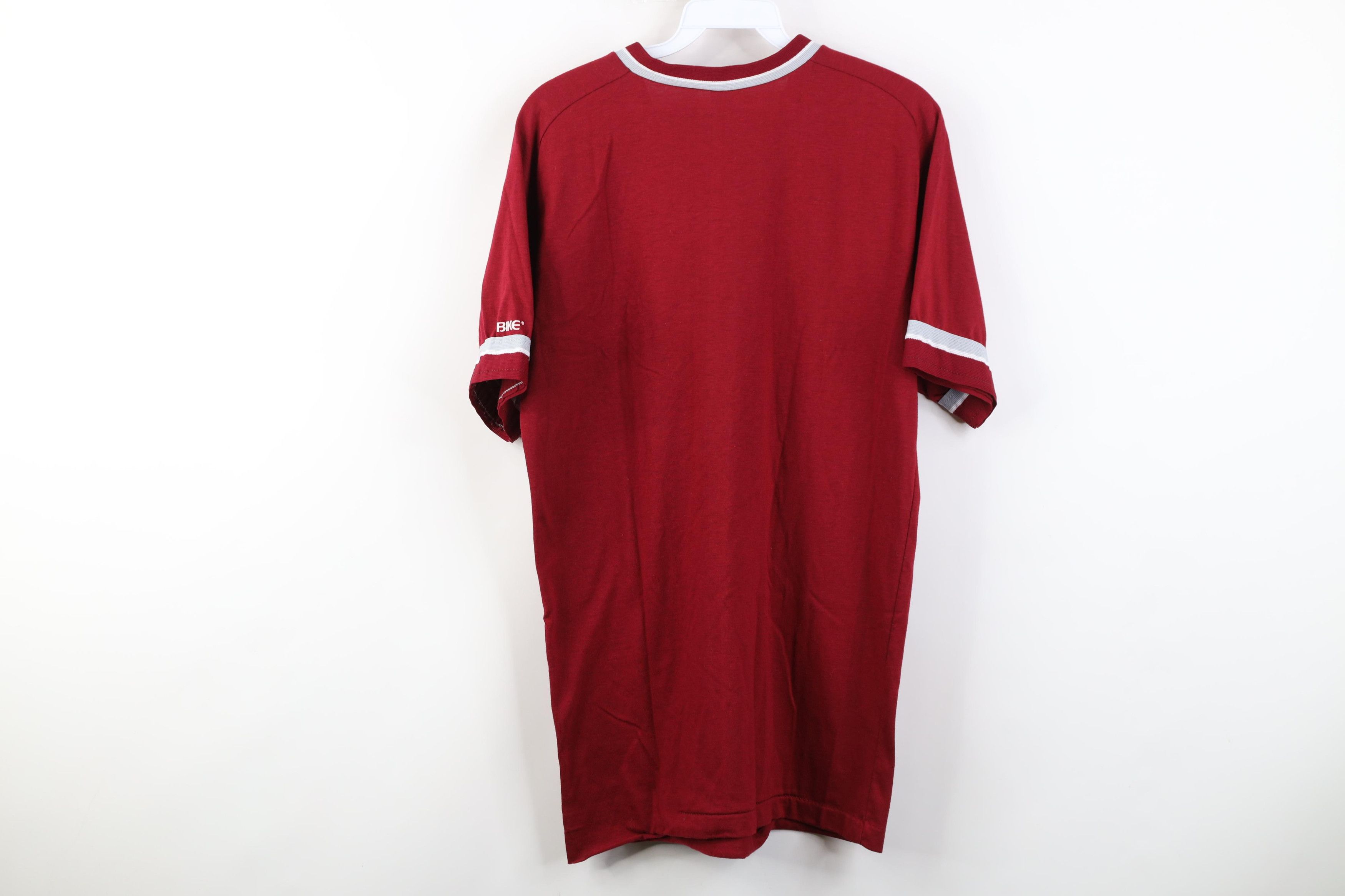 Vintage Vintage 80s 90s Baseball Ringer Henley T-Shirt Red USA Size US M / EU 48-50 / 2 - 13 Thumbnail