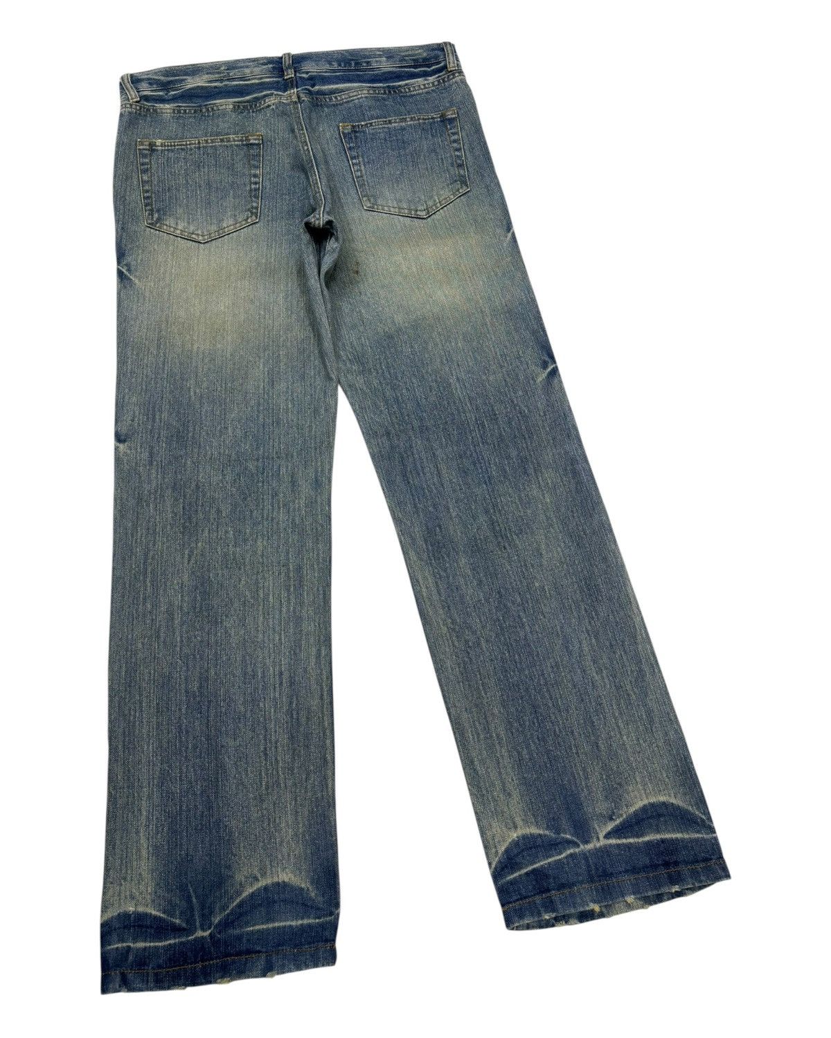 Isamu Katayama Backlash Vintage Japanese Baggy Loose Distressed Denim Jeans Size US 36 / EU 52 - 4 Thumbnail