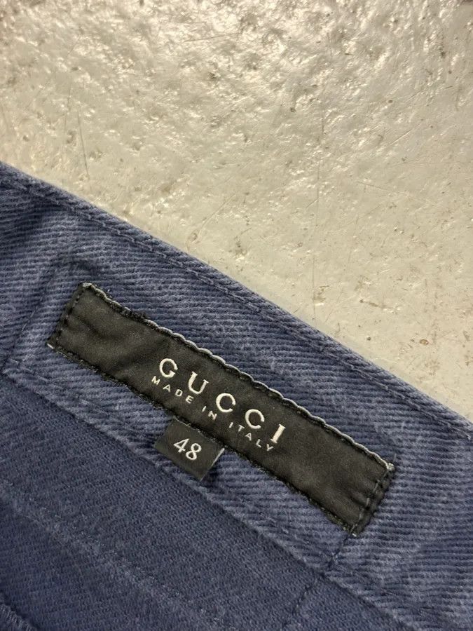 Gucci SS2009 Gucci Navy Slim Denim Jeans Size US 32 / EU 48 - 10 Thumbnail