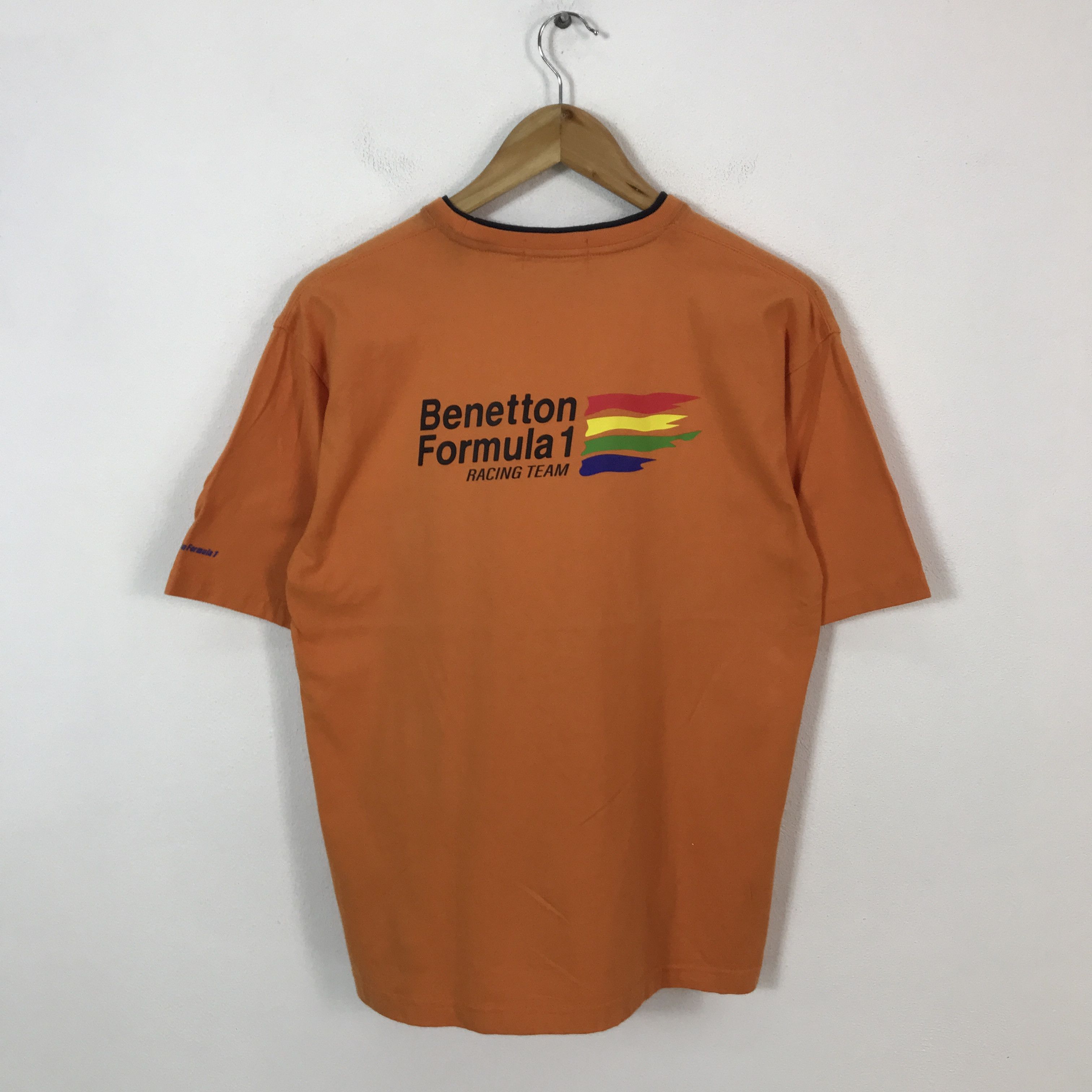 Benetton benetton formula 1 racing team tshirts Size US L / EU 52-54 / 3 - 1 Thumbnail