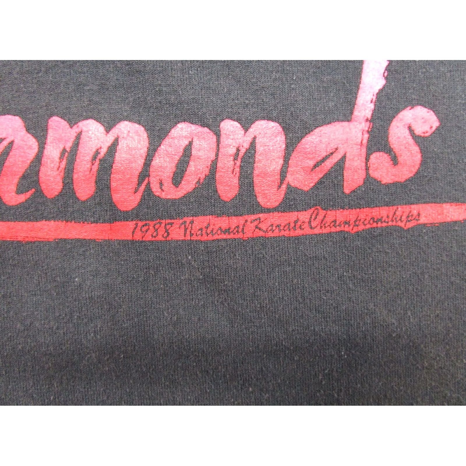 Vintage VINTAGE National Karate Championships T Shirt Size S Black 1988 Cotton Blend Shirt Mens Short Sleeve Screen Stars Single Stitch Nike Size US S / EU 44-46 / 1 - 3 Thumbnail
