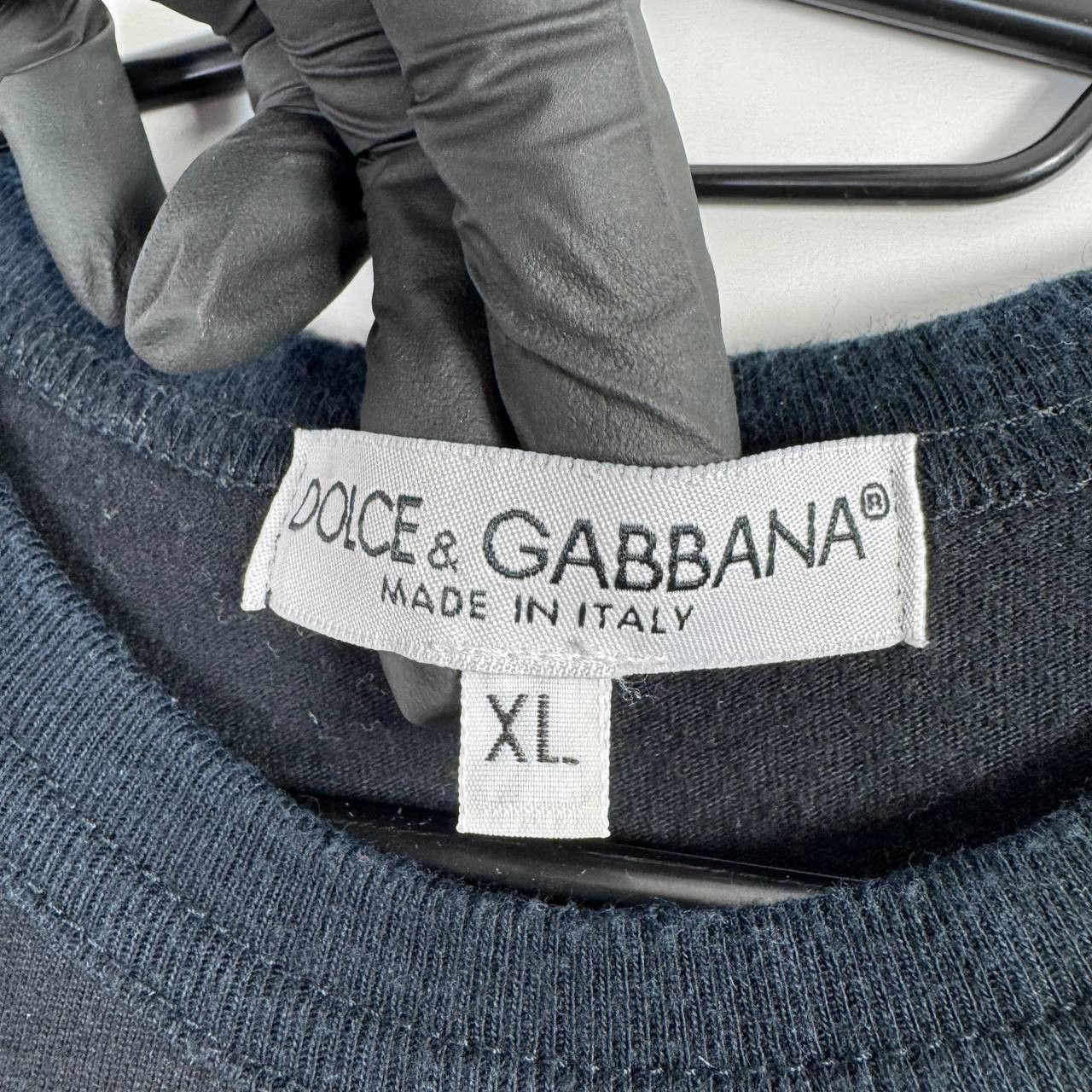 Dolce & Gabbana Dolce & Gabbana Long Sleeve Navy White Stripe Mens Size XL Size US XL / EU 56 / 4 - 5 Thumbnail
