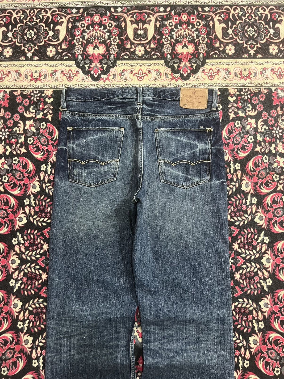 American Eagle Outfitters Vintage American Eagle Outfitters Distressed Bootcut Jeans Size US 32 / EU 48 - 6 Thumbnail