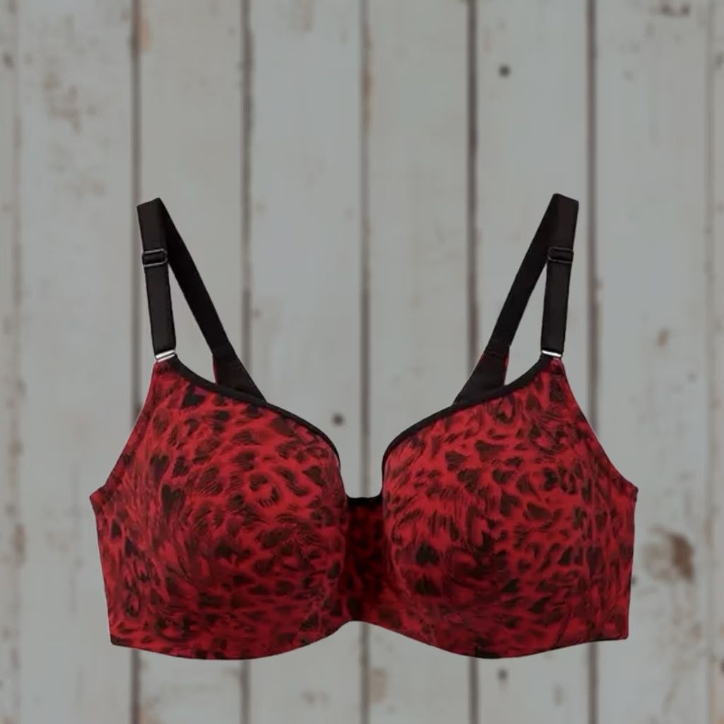 Torrid Torrid Balconette Bra Full Coverage Lightly Lined 360° Back Smoothing 50C Plus Red Women Size ONE SIZE - 1 Thumbnail