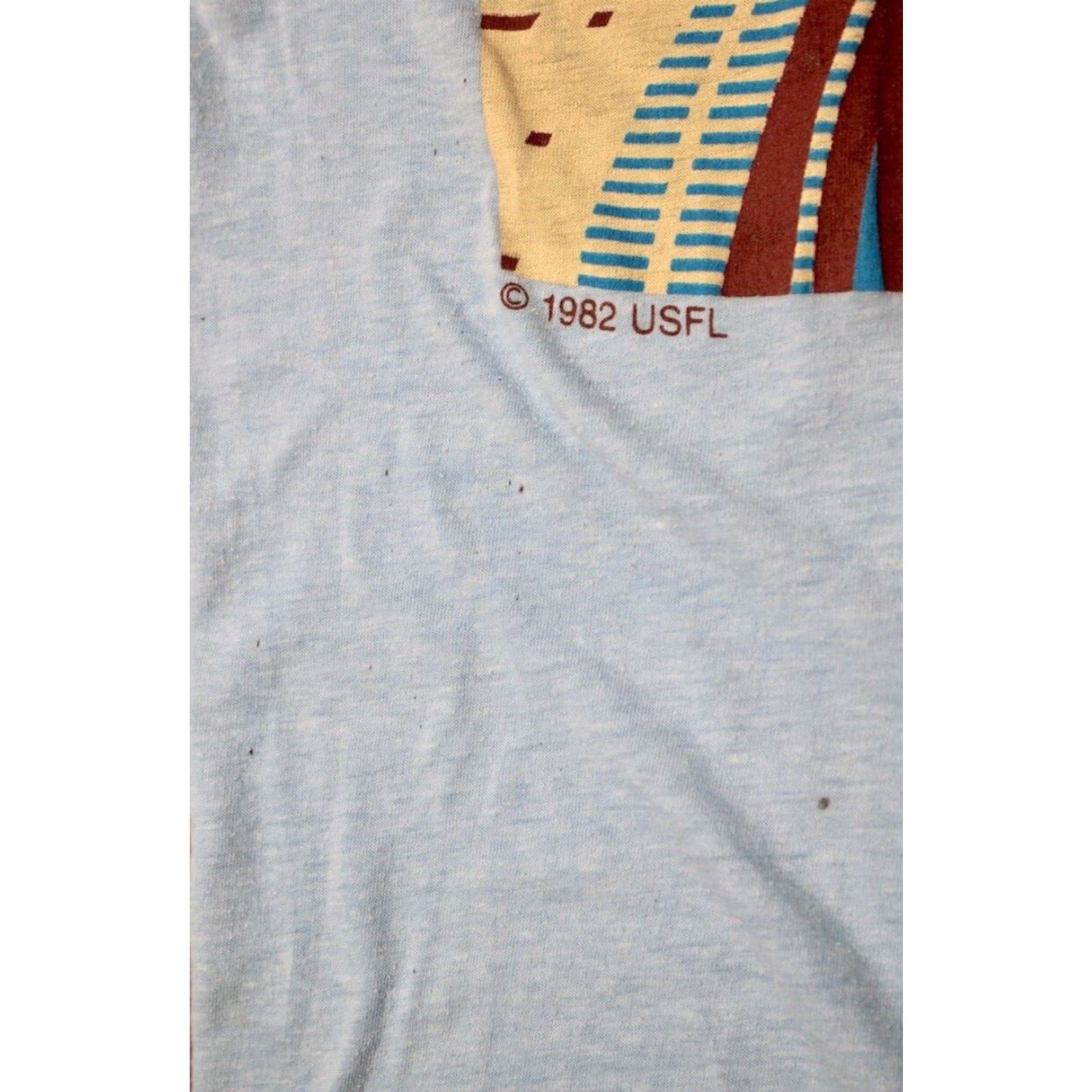 Vintage VINTAGE Men's TRUE VINTAGE 1982 Blue Michigan Panthers TShirt Sz M 80s Size US L / EU 52-54 / 3 - 6 Thumbnail