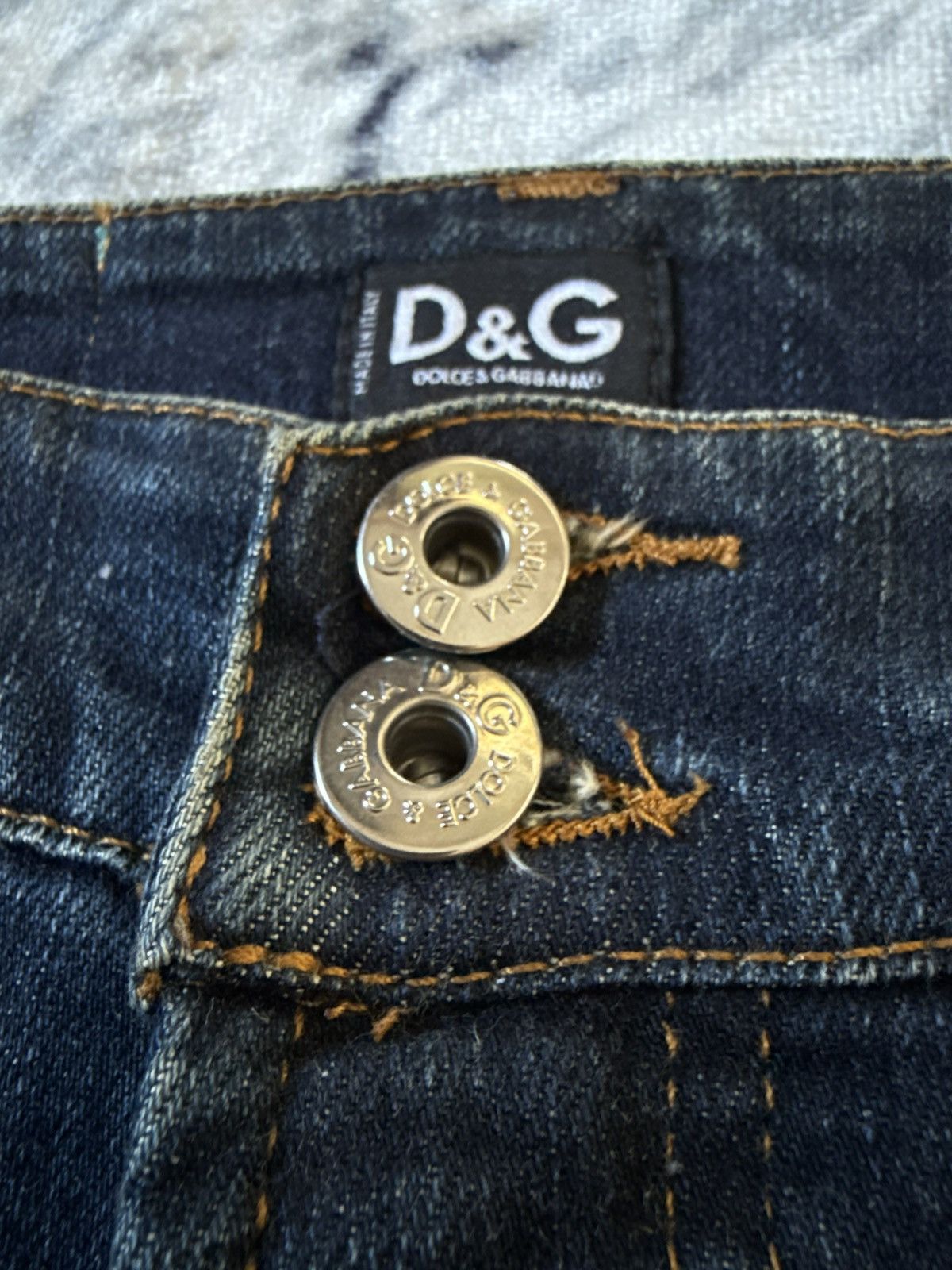 Dolce & Gabbana Dolce & Gabanna Gun Pocket Denim Pants Size 28" / US 6 / IT 42 - 19 Thumbnail