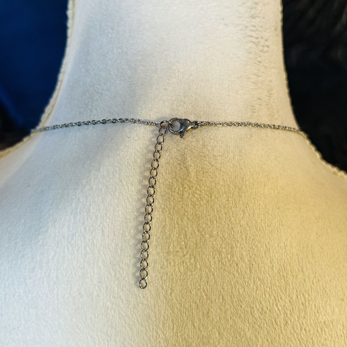 Handmade Handcrafted repurpose bead fringe pendant on chain necklace Size ONE SIZE - 4 Thumbnail