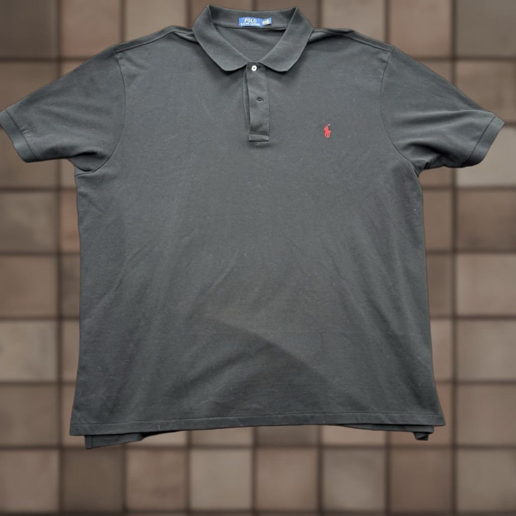 Ralph Lauren Polo Ralph Lauren Polo Shirt Men Big 4XB Black Cotton Golf Casual Preppy Classic Logo Size US XXL / EU 58 / 5 - 1 Thumbnail