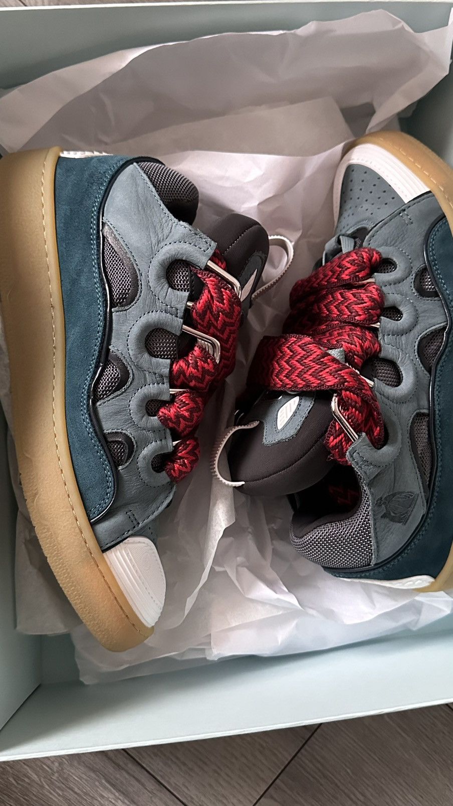 Lanvin Lanvin Curb Sneaker Blue Size US 7.5 / EU 40-41 - 8 Thumbnail