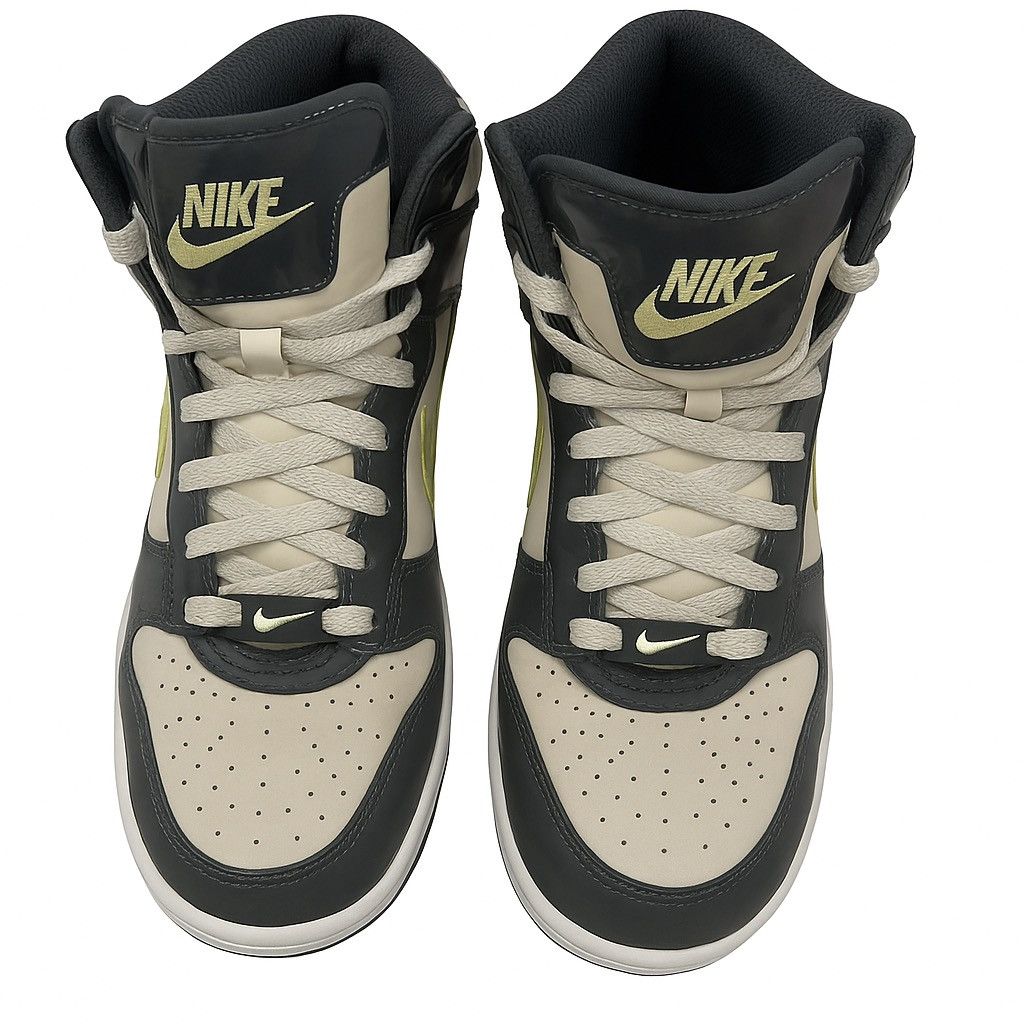Nike Nike Dunk High GS 2012 “Anthracite Volt Leopard”- 9Y/W10 Size US 10 / IT 40 - 4 Thumbnail