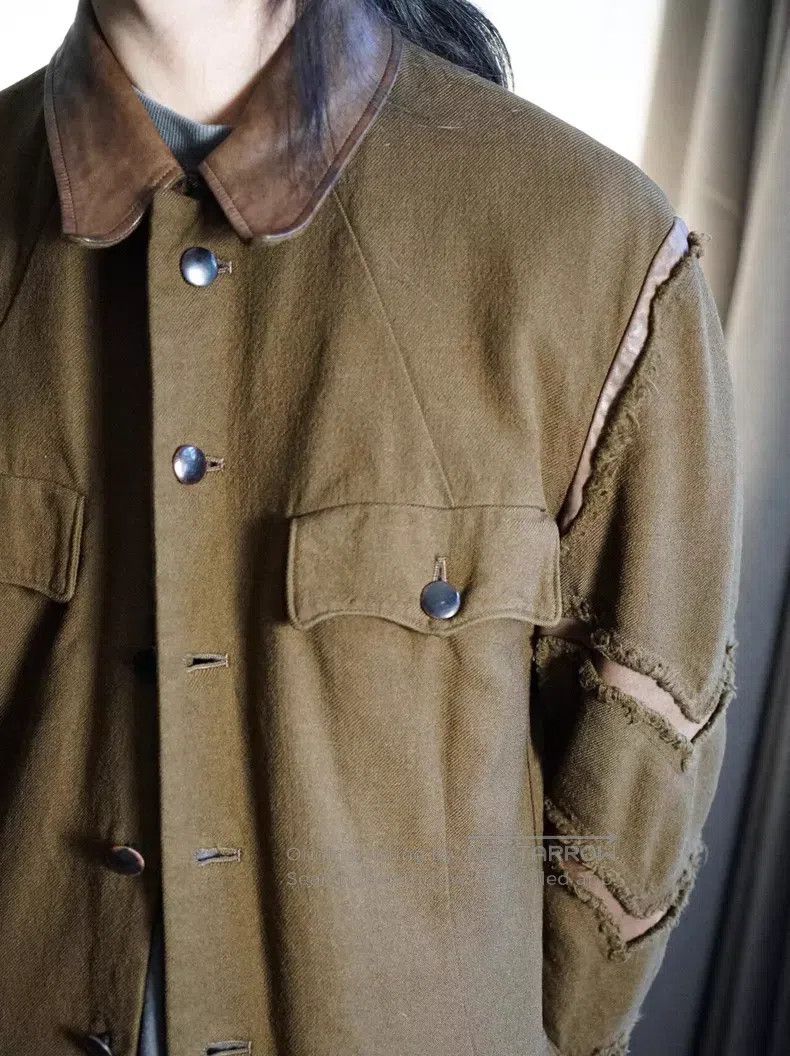 Yohji Yamamoto Yohji Yamamoto 03 aw kangaroo patchwork hunting jacket Size US M / EU 48-50 / 2 - 5 Thumbnail