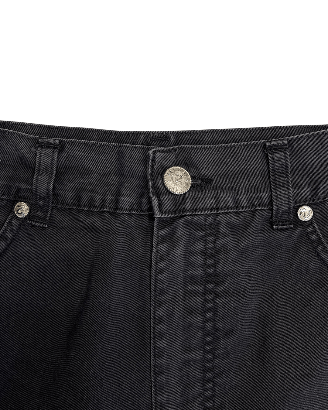 Versace Versace Baggy-Fit Black Denim Jeans Size 27" / US 4 / IT 40 - 7 Thumbnail