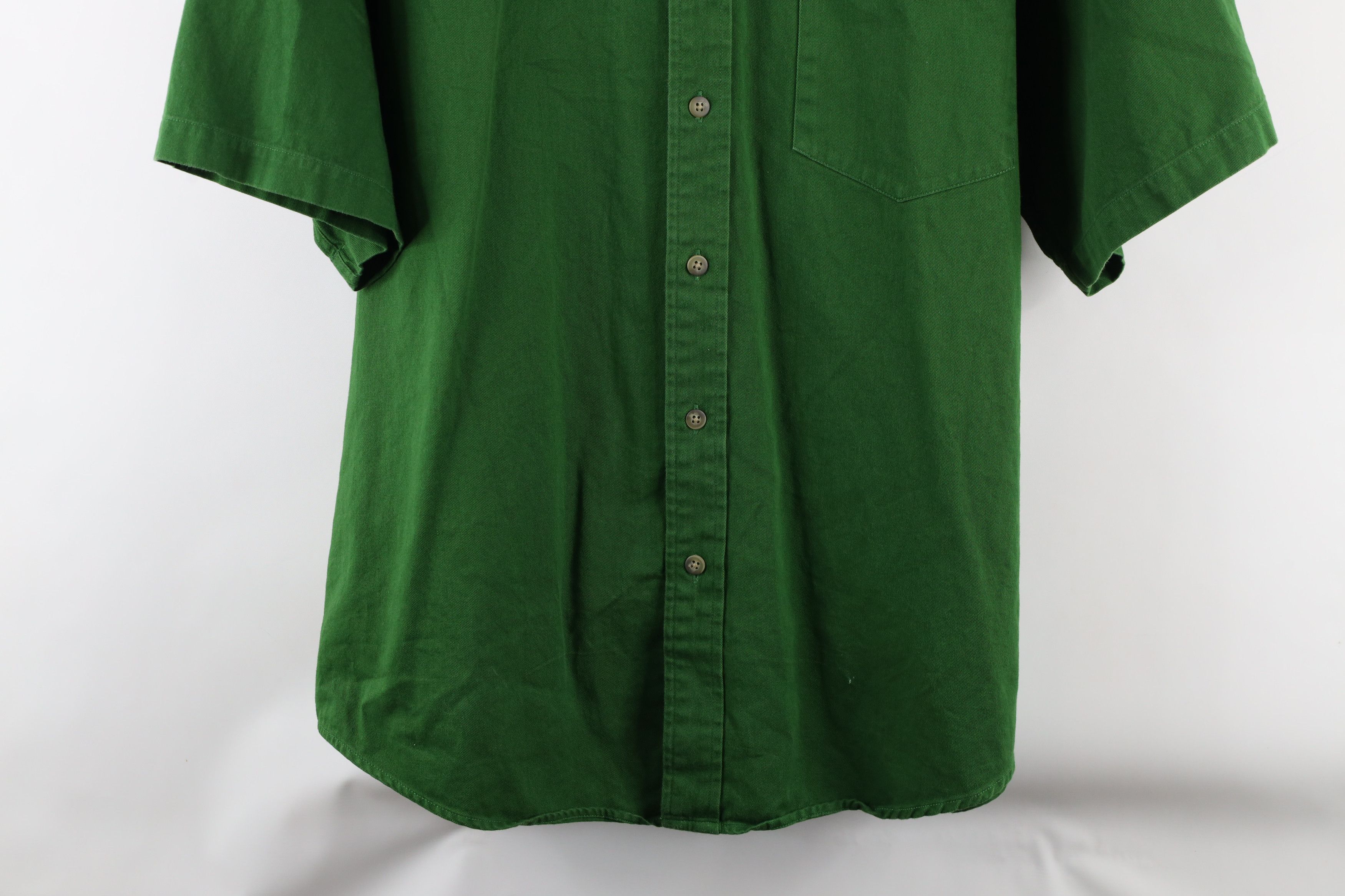 Eddie Bauer × Vintage Vintage 90s Eddie Bauer Short Sleeve Button Shirt Size US L / EU 52-54 / 3 - 3 Thumbnail