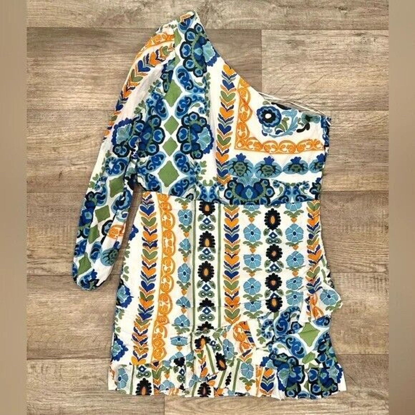 Mango RARE!!! MANGO Flared Hem Short Dress NWT Size L / US 10 / IT 46 - 23 Thumbnail