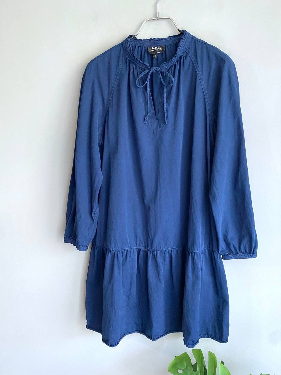 A.P.C. A.P.C. Rue Madame Paris Natalia Cotton-Blend Dress, Size 38 Size M / US 6-8 / IT 42-44 - 3 Thumbnail
