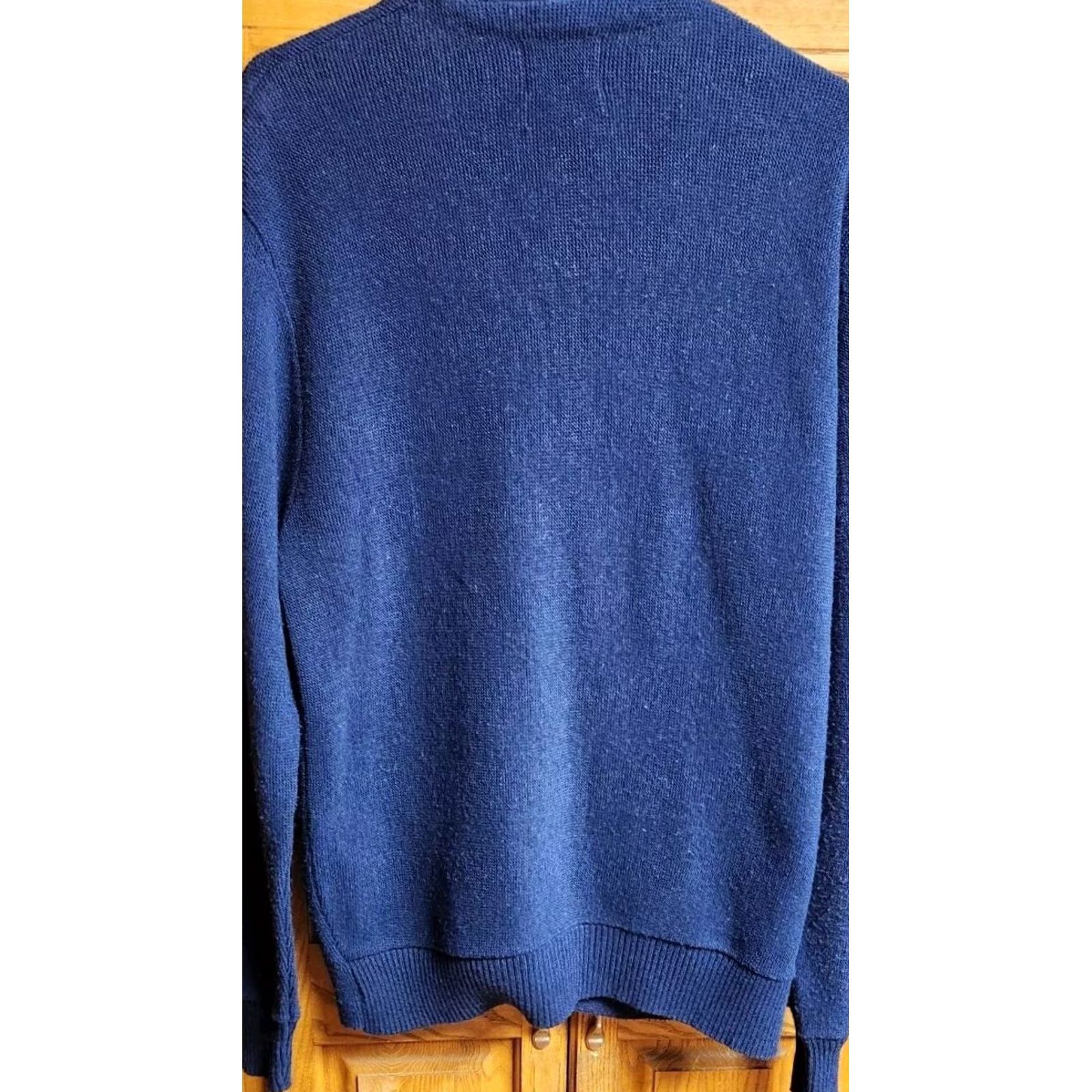 Vintage VINTAGE Campus Cardigan Sweater XL Tall Button Up 100% Orlon 1970s Studio One Blue Mens Size US XL / EU 56 / 4 - 5 Thumbnail