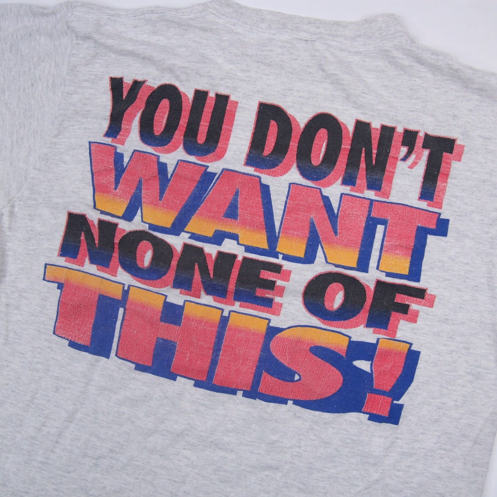 Vintage VINTAGE Looney Tunes Basketball T-Shirt Mens XL Gray 1995 Front/Back Graphic Shirt Size US XL / EU 56 / 4 - 8 Thumbnail