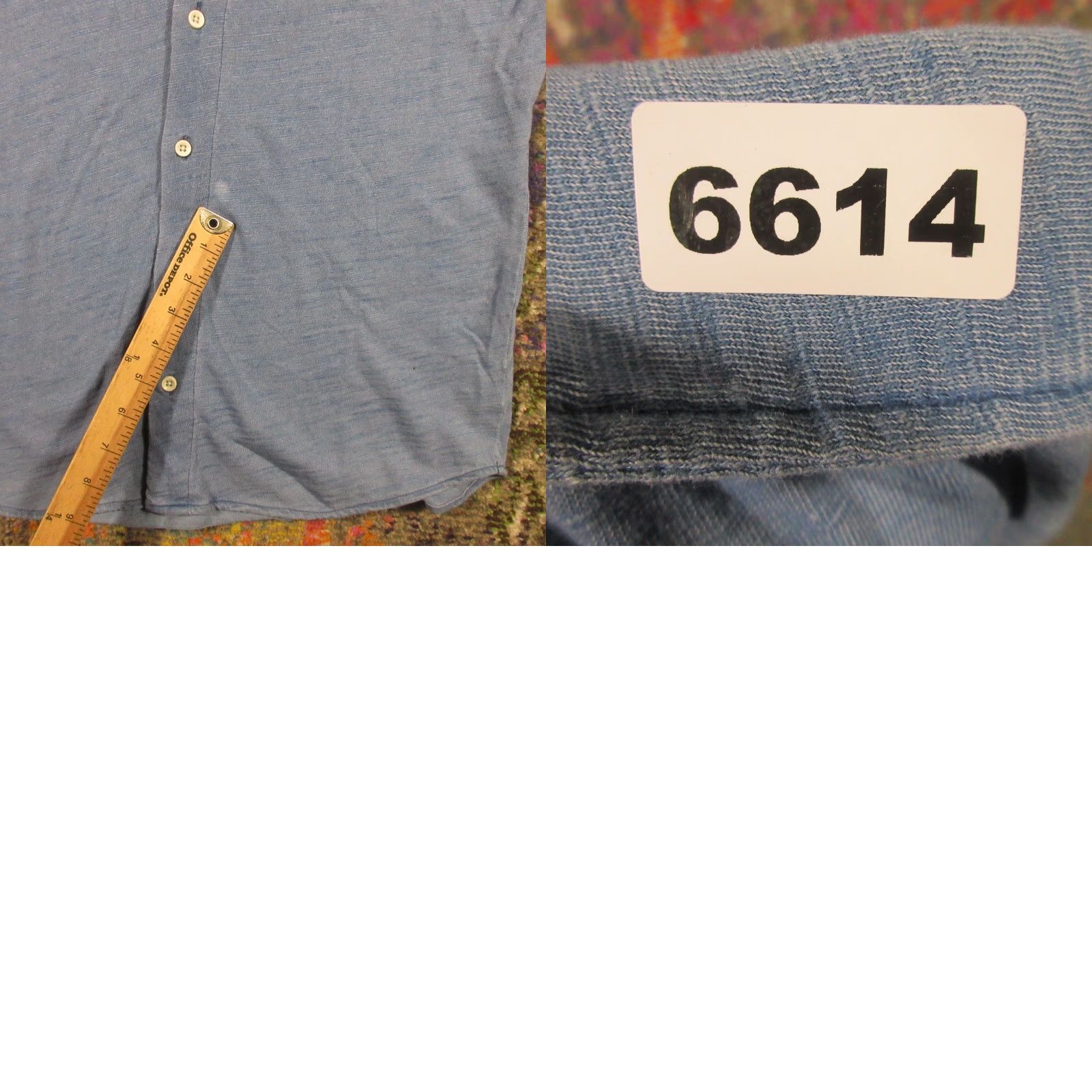 Taylor Stitch Taylor Stitch Button Up Shirt Mens Medium Blue Short Sleeve Organic Cotton Size US L / EU 52-54 / 3 - 8 Thumbnail