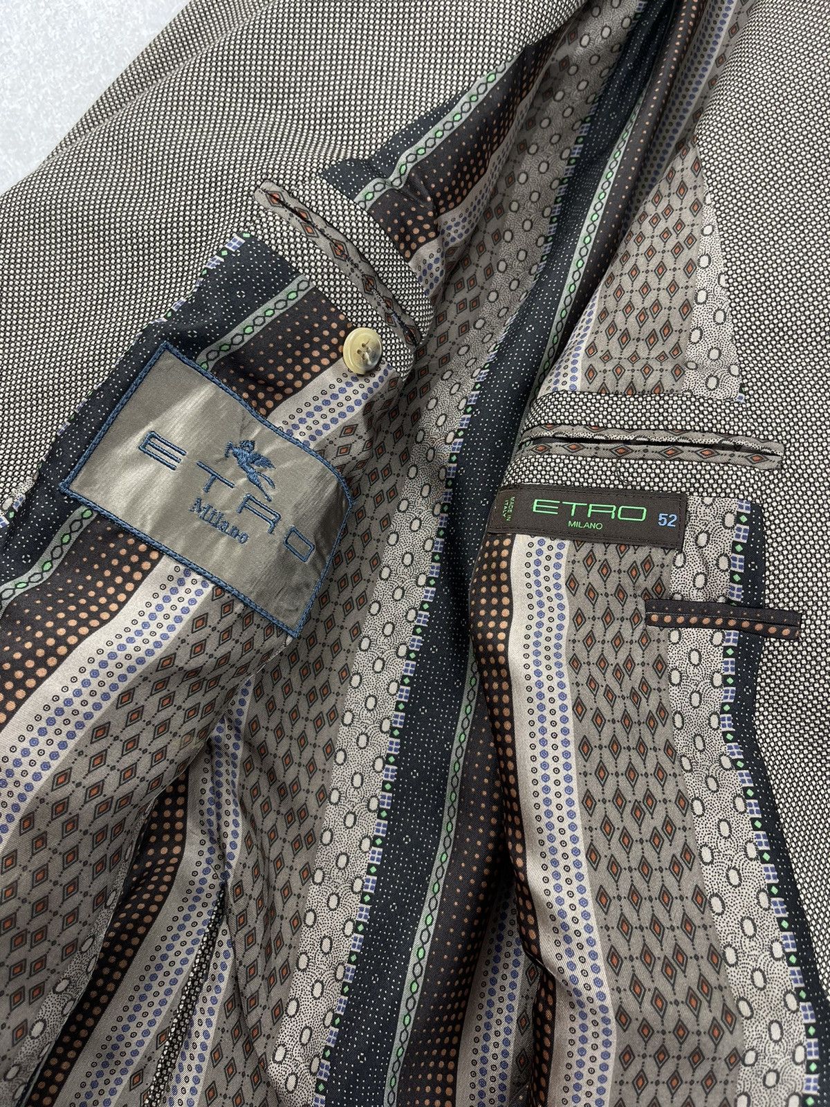 Etro Etro Milano Blazer Men’s Size 52 Size 52R - 11 Thumbnail