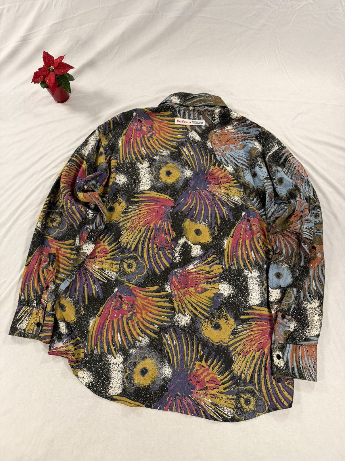 Martine Rose Martine Rose Be Seen SS19 Floral Long Sleeve Viscose Shirt L Size US L / EU 52-54 / 3 - 2 Thumbnail
