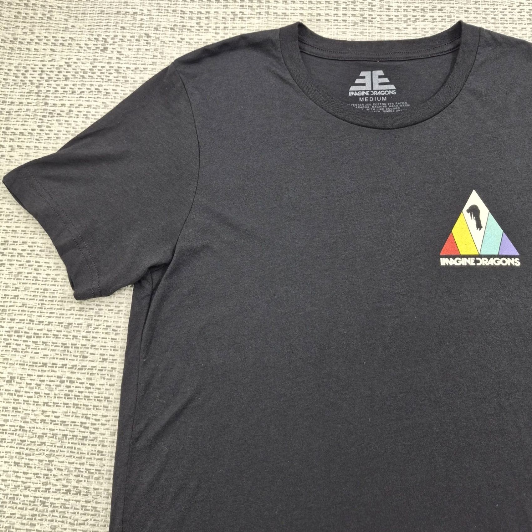 Vintage Imagine Dragons Shirt Mens Medium Black Evolve Tour 2018 Graphic Band Tee Size US M / EU 48-50 / 2 - 3 Thumbnail