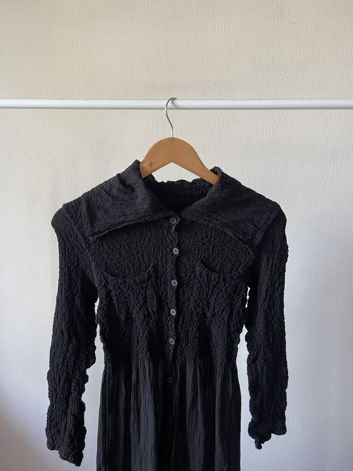 Issey Miyake Issey Miyake Mee Dress Flower Embroidered Size S / US 4 / IT 40 - 5 Thumbnail