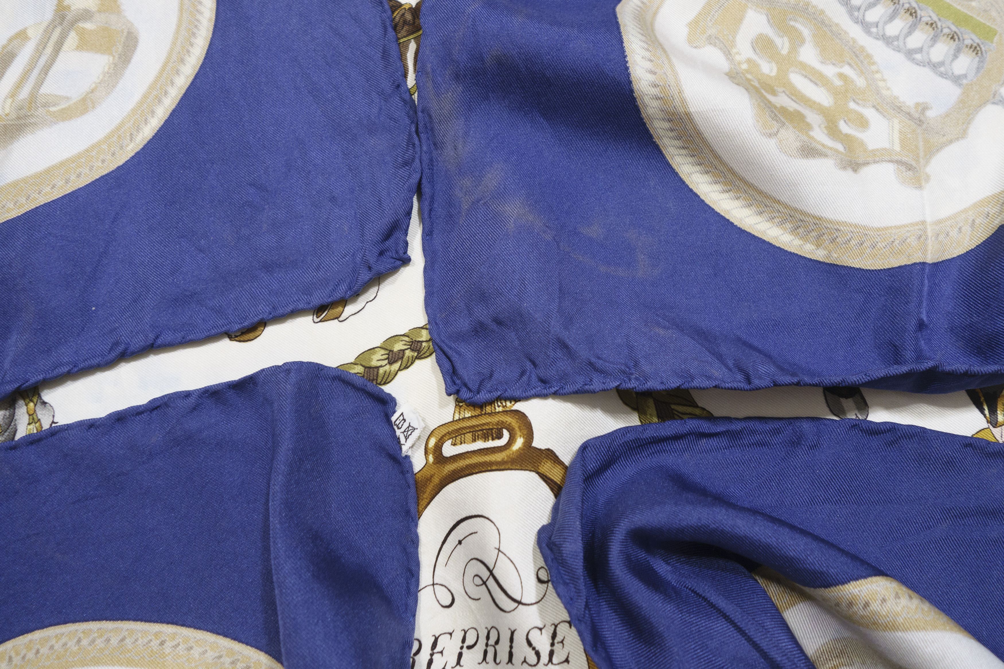 Hermes 90S Ledoux Printed Silk Scarf Vintage Size ONE SIZE - 8 Thumbnail