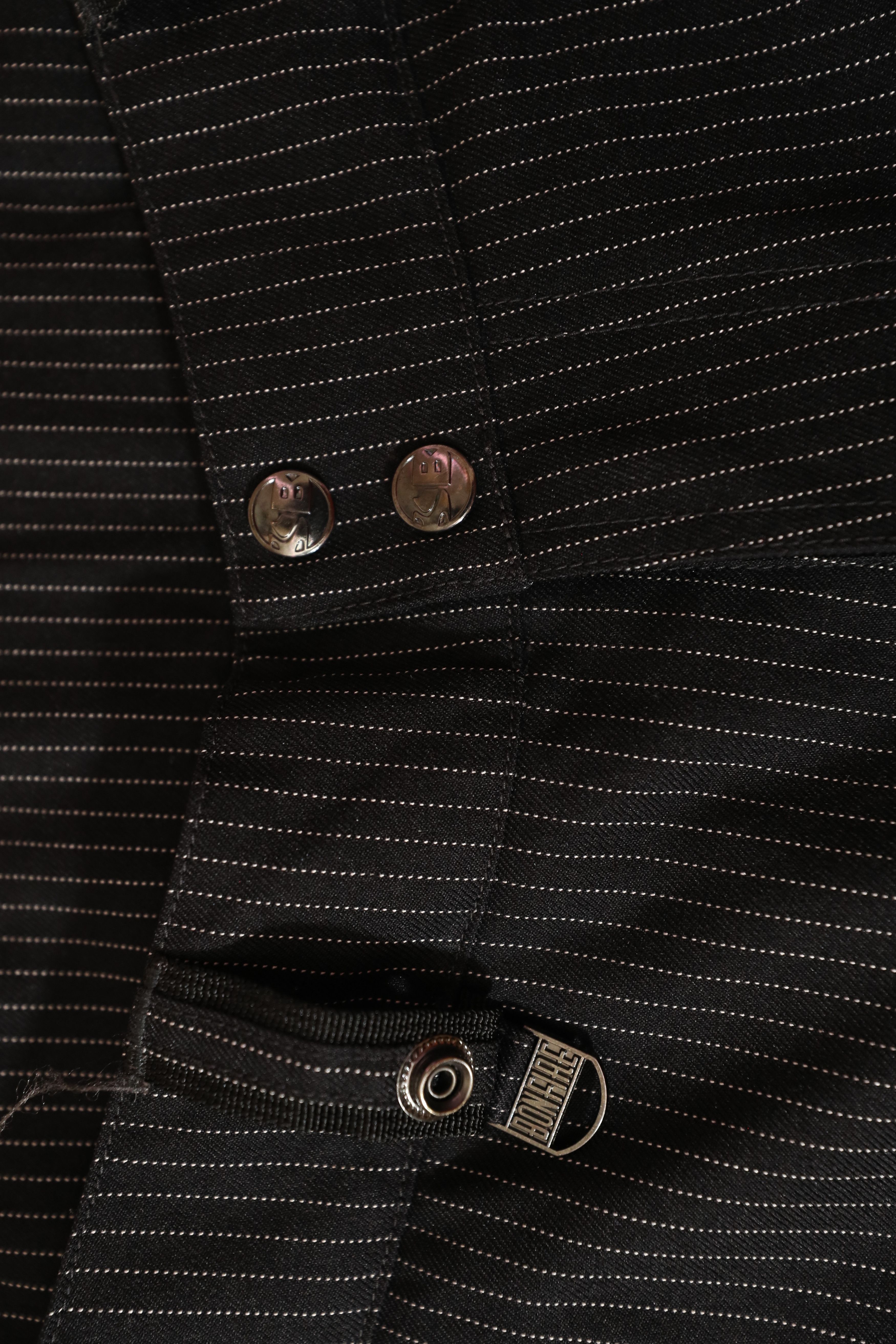 Bonfire Outerwear Bonfire ARC Classic Fit Black Striped Snow Pants 2009 (M) Size US 32 / EU 48 - 9 Thumbnail