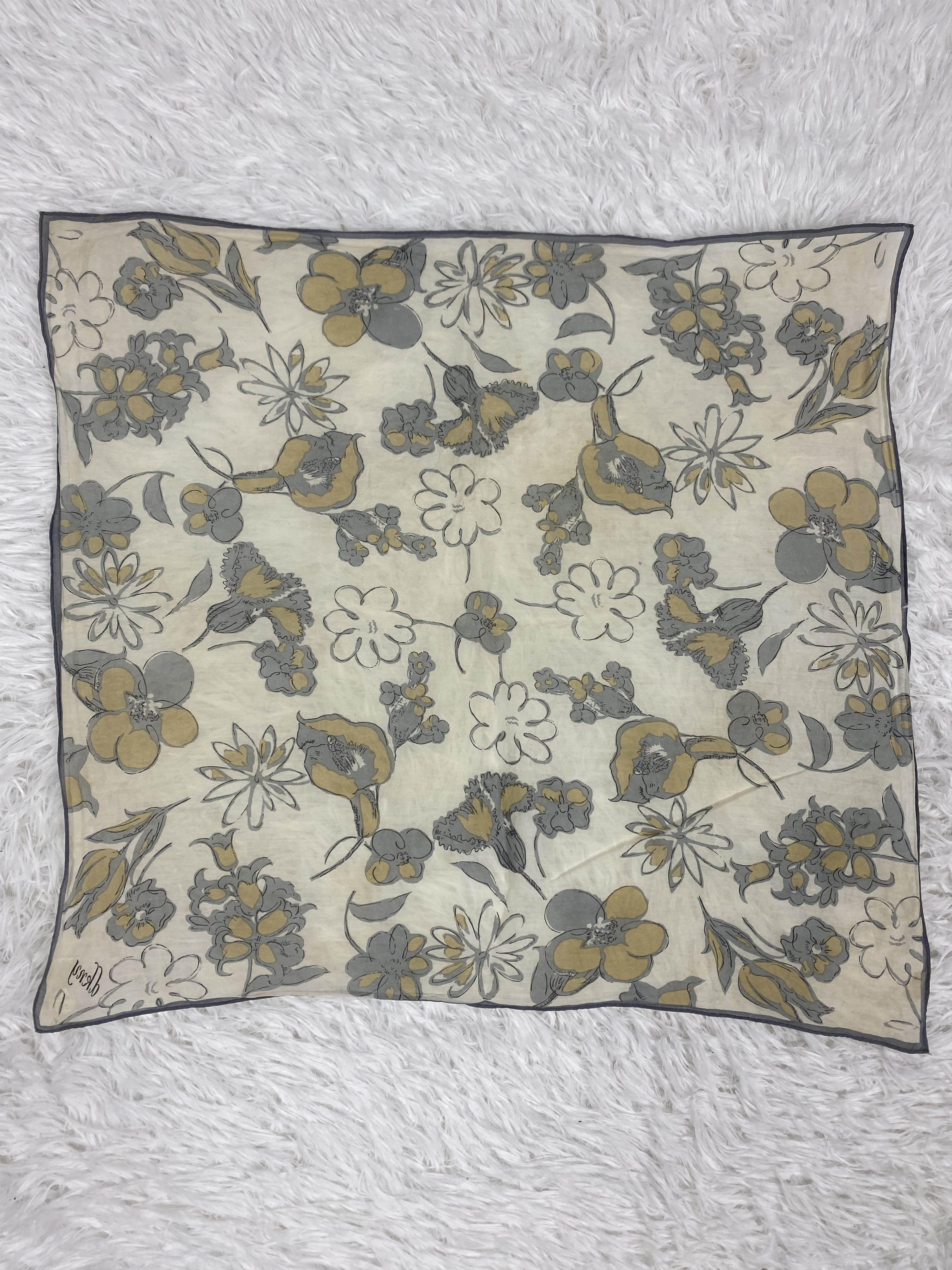 DKNY × Vintage Vintage DKNY Handkerchief Neckerchief PH0646 Size ONE SIZE - 4 Thumbnail