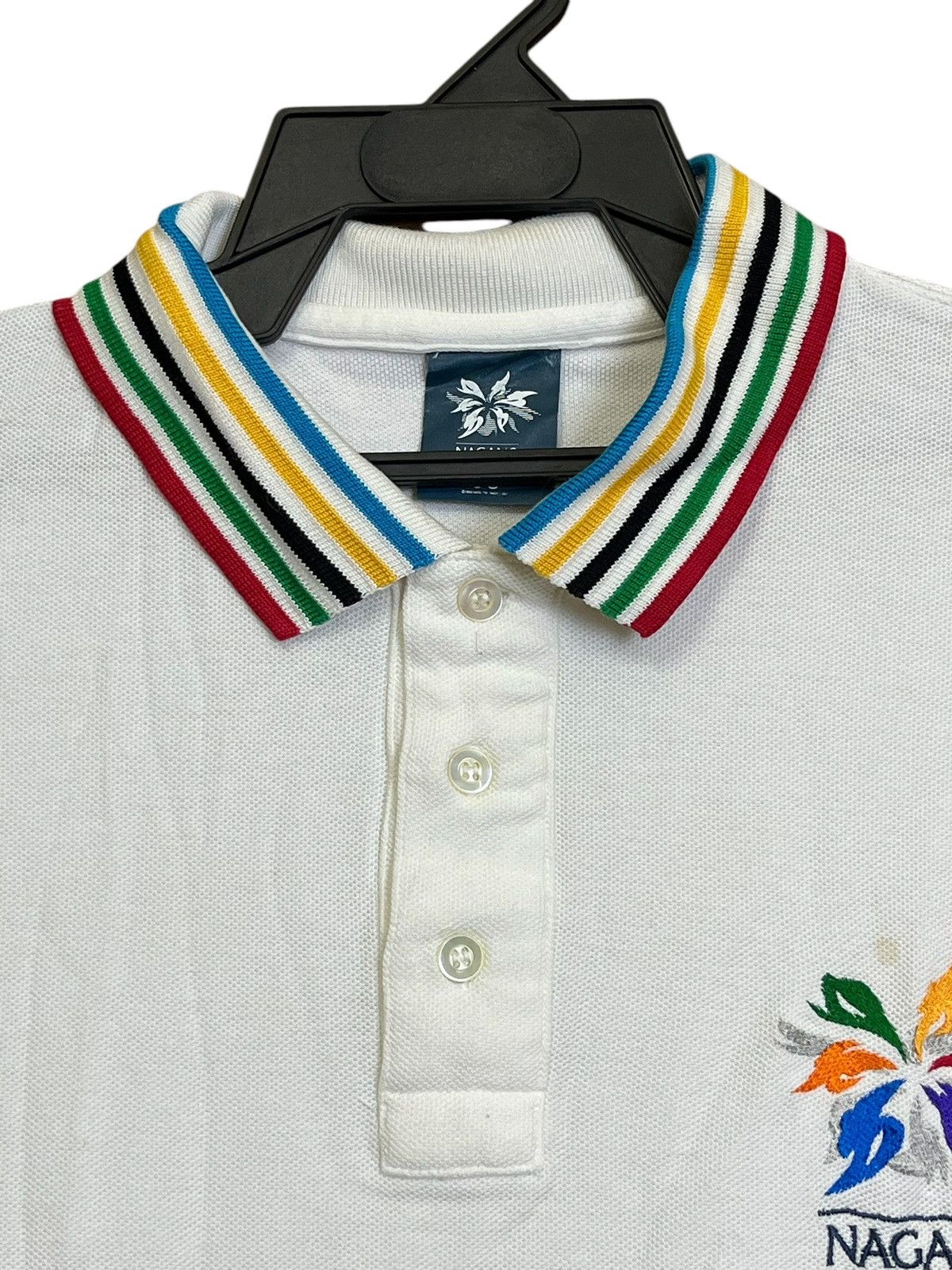 USA Olympics Vintage mizuno OLYMPIC NAGANO winter games 1998 polo shirt Size US L / EU 52-54 / 3 - 3 Thumbnail