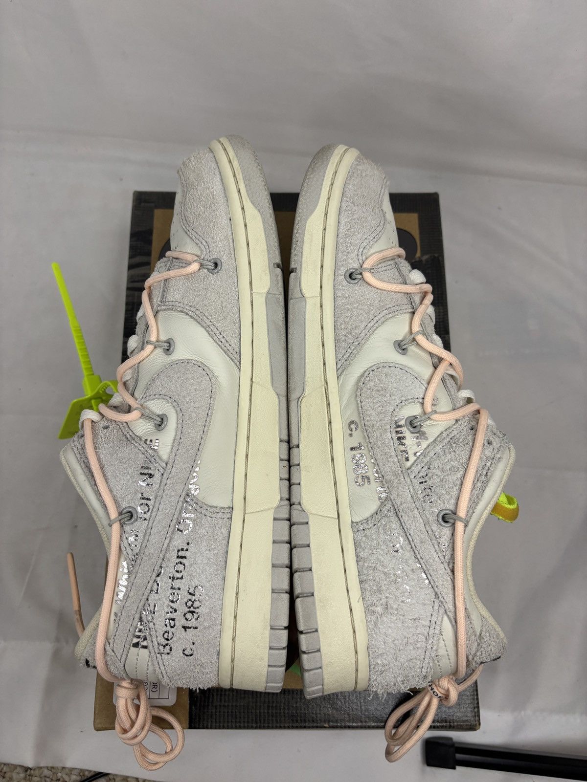 Nike × Off-White Size 9 - Off-White x Nike Dunk Low Lot 12 of 50 - OG ALL Size US 9 / EU 42 - 5 Thumbnail
