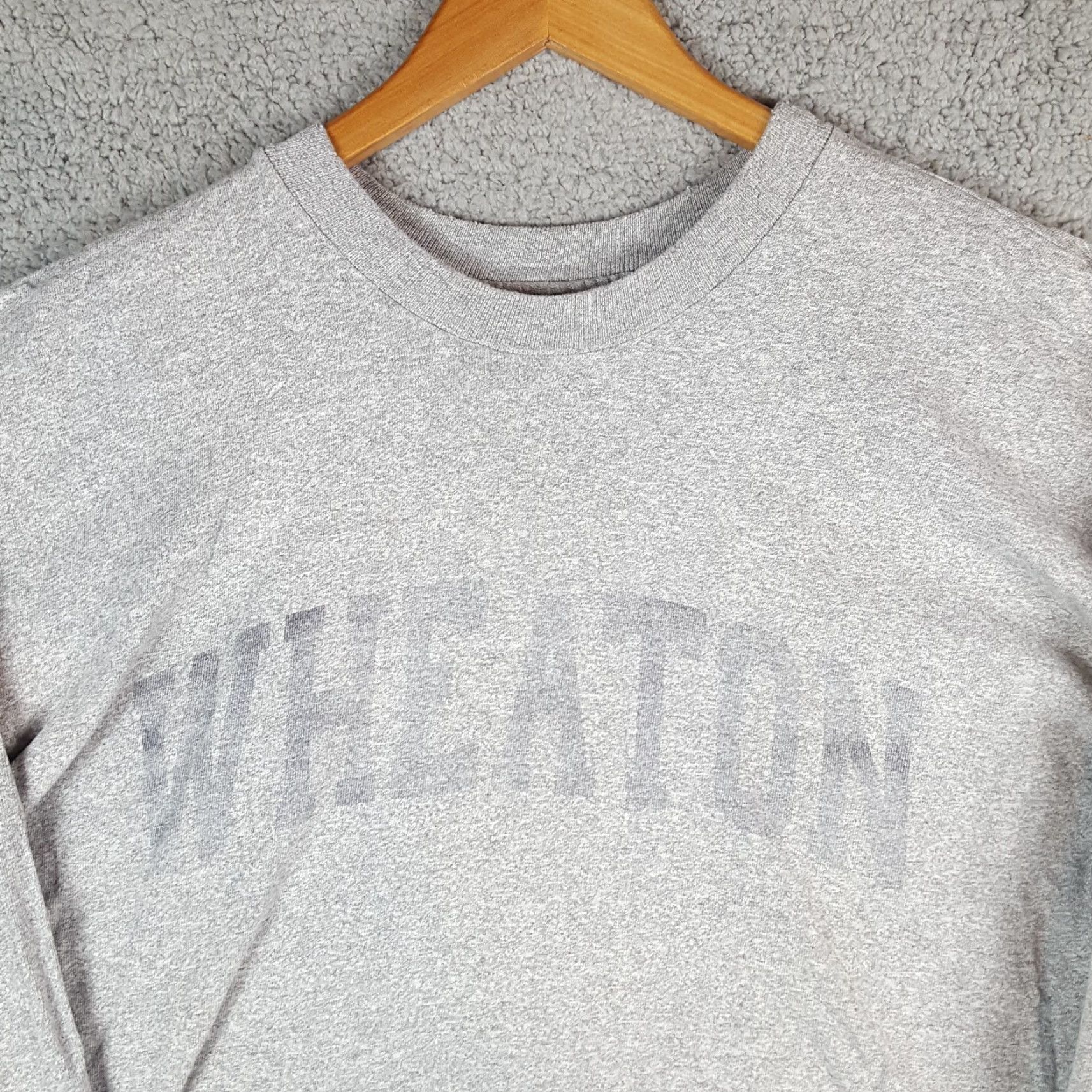 Vintage VINTAGE The Cotton Exchange T-Shirt Shirt XL University Wheaton College Grunge 90s 00s Embroidered Logo Gray Cotton Long Sleeve Men Size US XL / EU 56 / 4 - 3 Thumbnail
