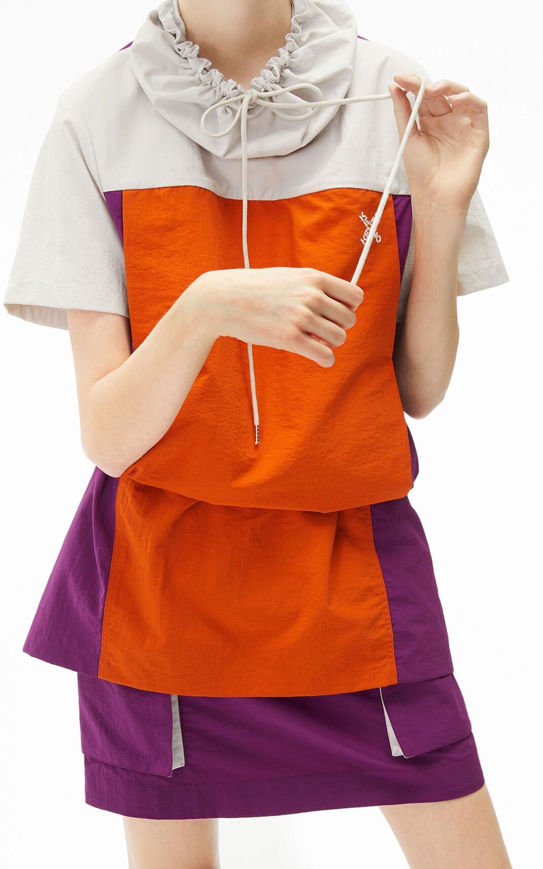 Kenzo o1y1025 Mini Dress in Multicolor Size XS / US 0-2 / IT 36-38 - 2 Thumbnail