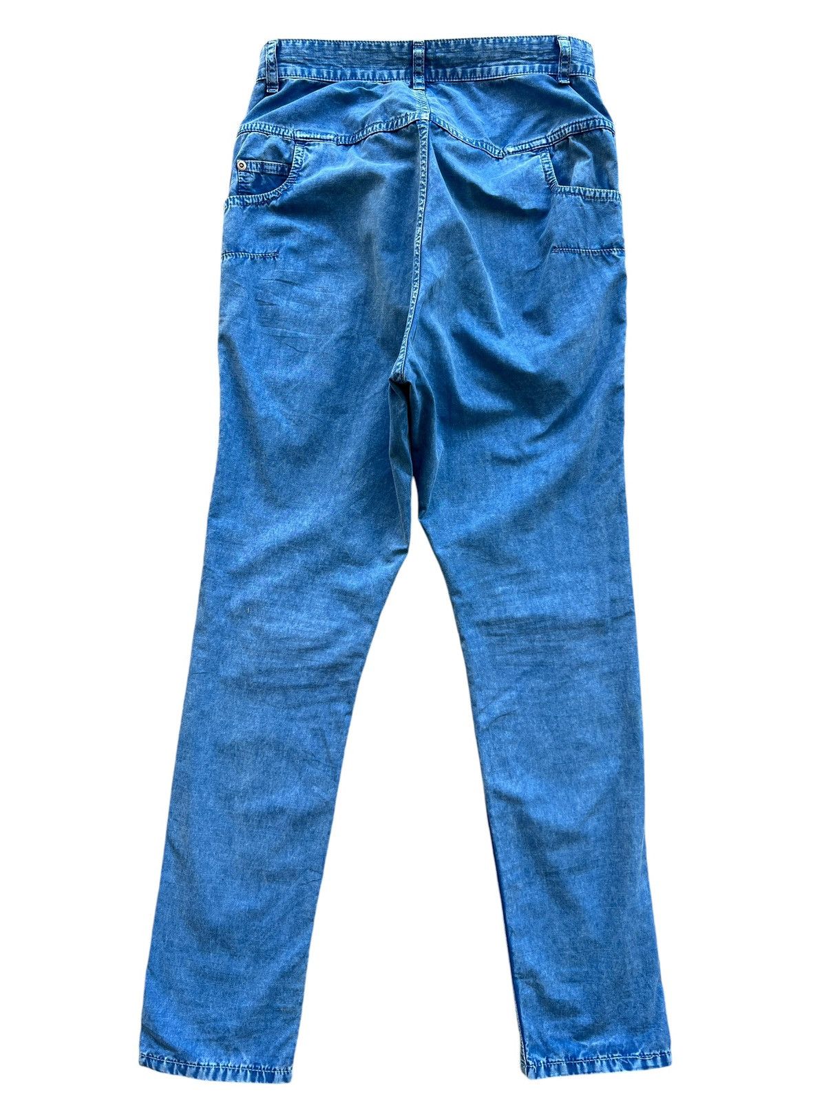 Designer × Issey Miyake × mercibeaucoup Mercibeaucoup By Issey Miyake Multipocket Denim Pants Size 29" - 3 Thumbnail