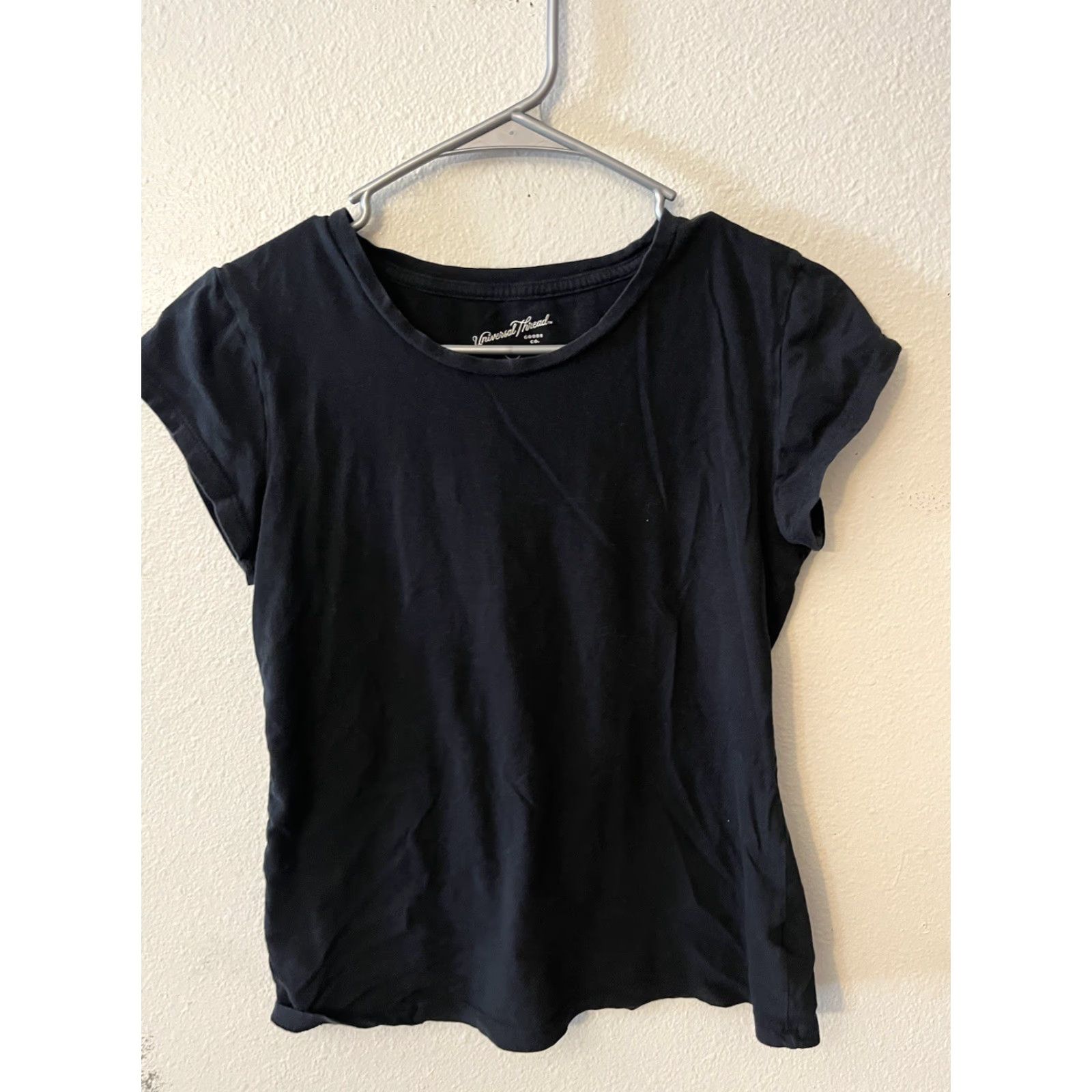 Vintage Universal Thread T-Shirt Women’s XS Black Crew Neck Short Sleeve Size XS / US 0-2 / IT 36-38 - 2 Thumbnail