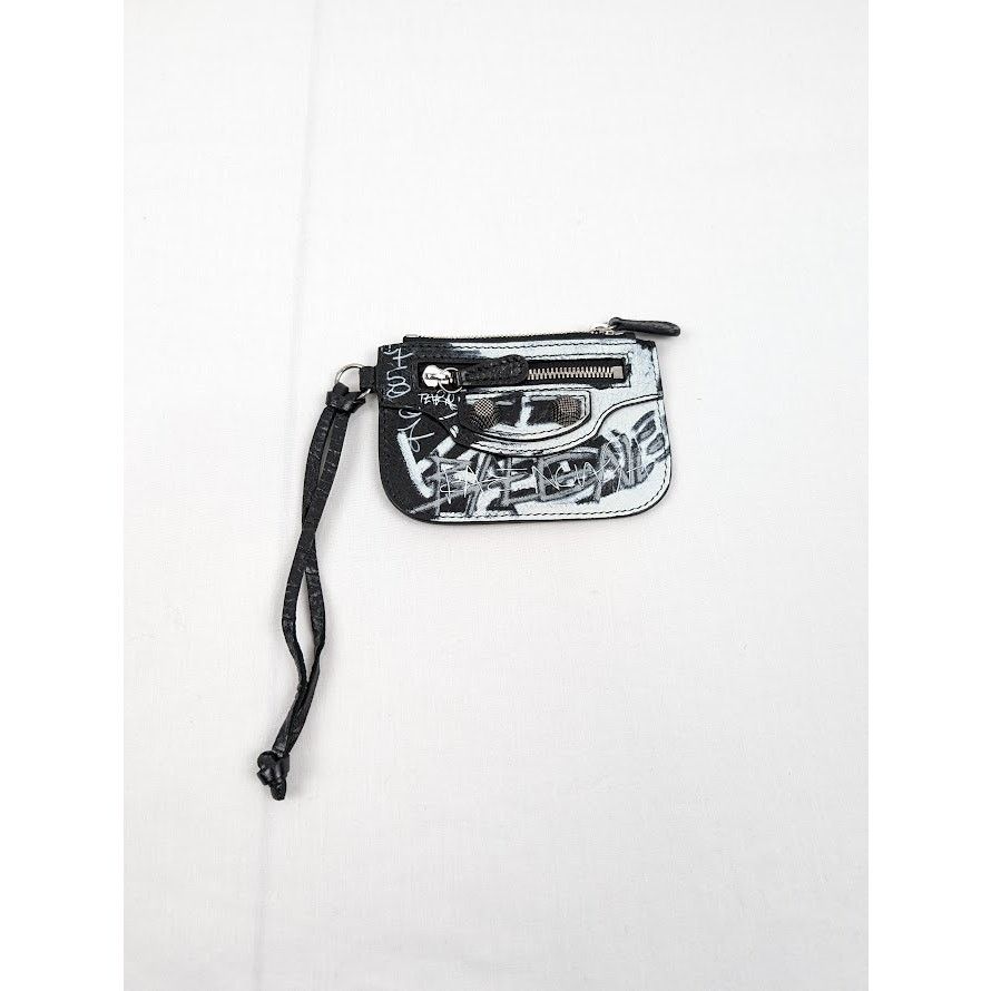 Balenciaga o1rshd1 Size: OS / Grafitti Zip Pouch in Multicolor Size ONE SIZE - 2 Thumbnail