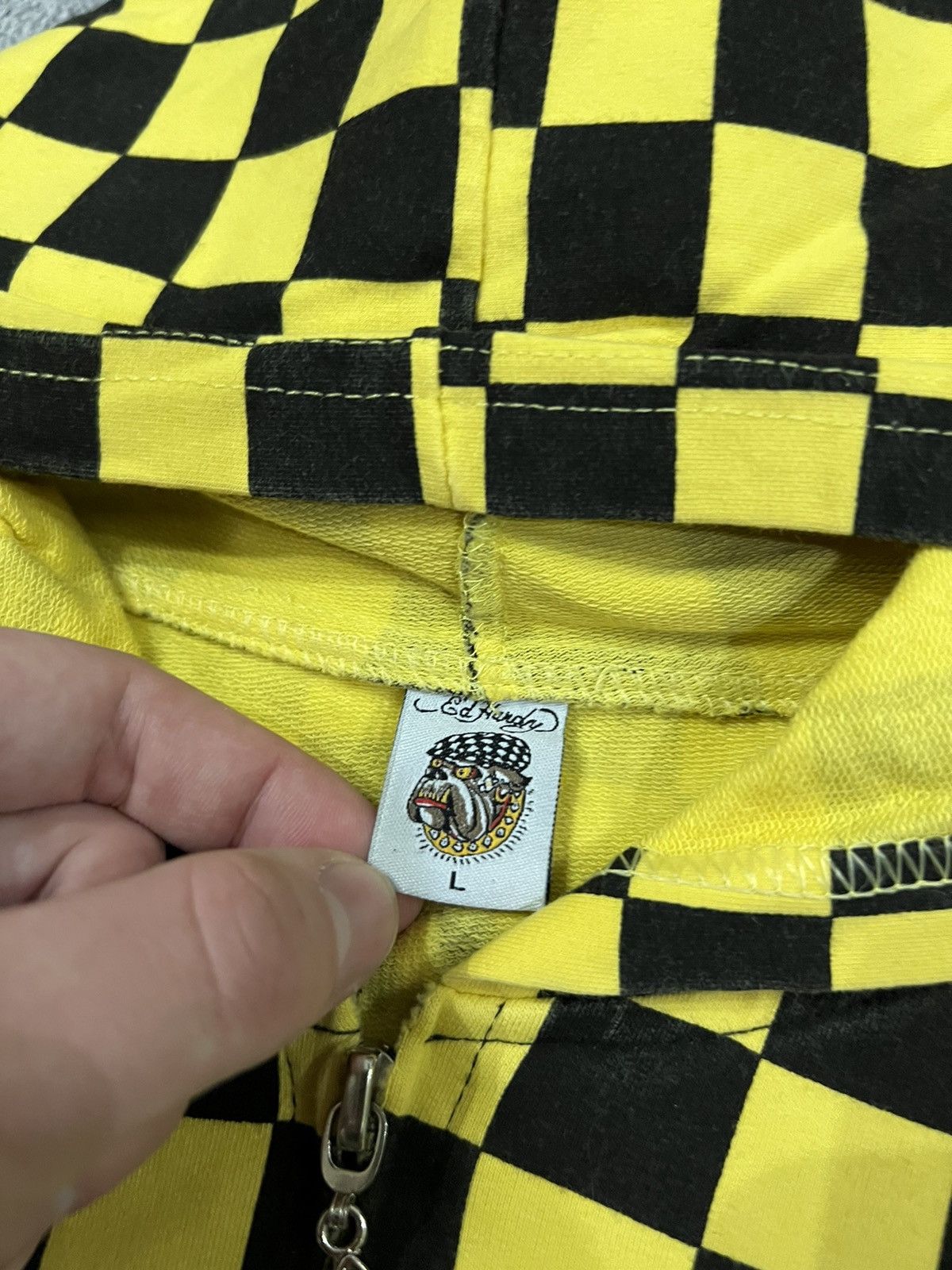 Ed Hardy Vintage Y2k Ed Hardy Tiger 🐅 Striped Zip Hoodie 00’s Size M / US 6-8 / IT 42-44 - 11 Thumbnail