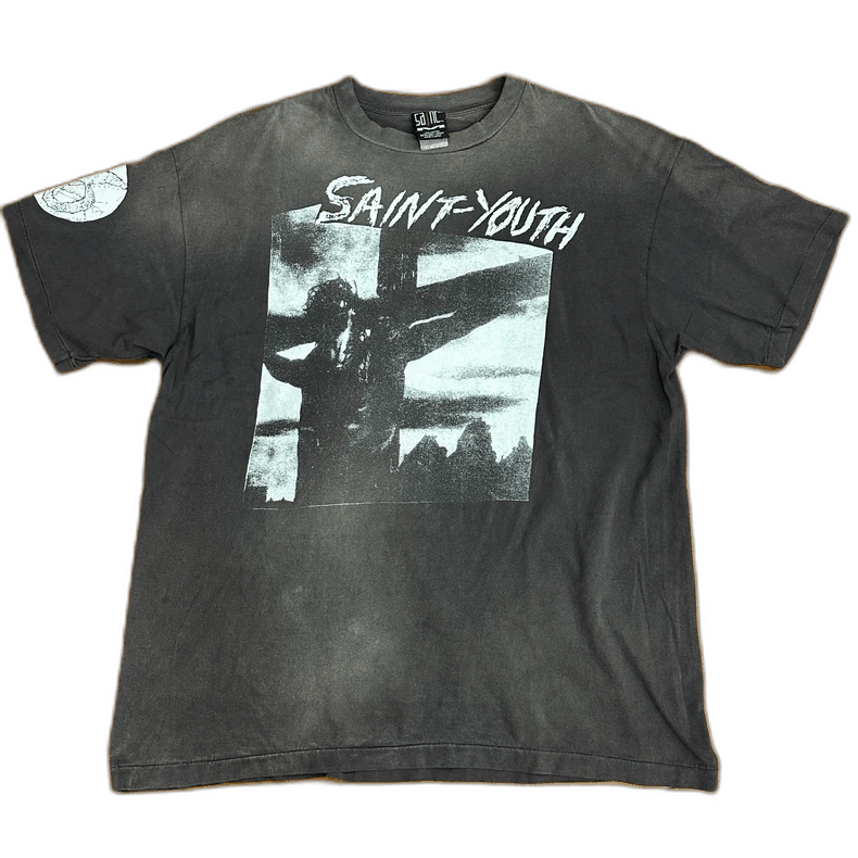 Saint Michael Saint Michael Graphic Short Sleeve T-Shirt Size US XXL / EU 58 / 5 - 1 Thumbnail