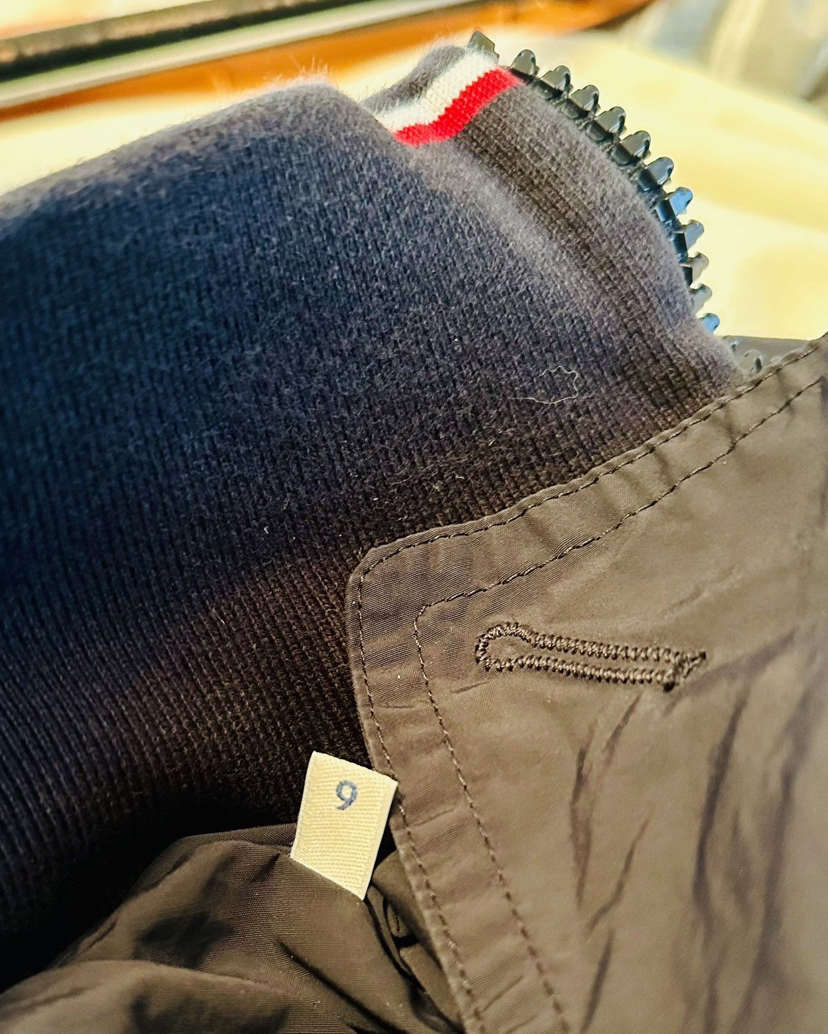 Moncler × Palm Angels Moncler Gobert Giubbotto Navy Men’s Dbl Breasted Size 6 Size US XL / EU 56 / 4 - 3 Thumbnail
